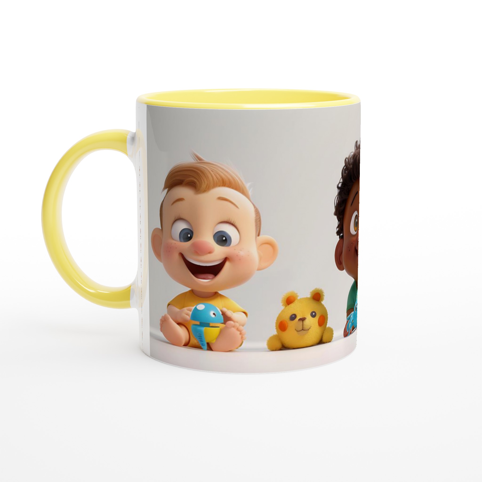 Söta Babyvänner 11oz Keramikmugg – En charmig design för din favoritdryck 3 8926a36d-77e6-4772-9add-6bb32cccac56