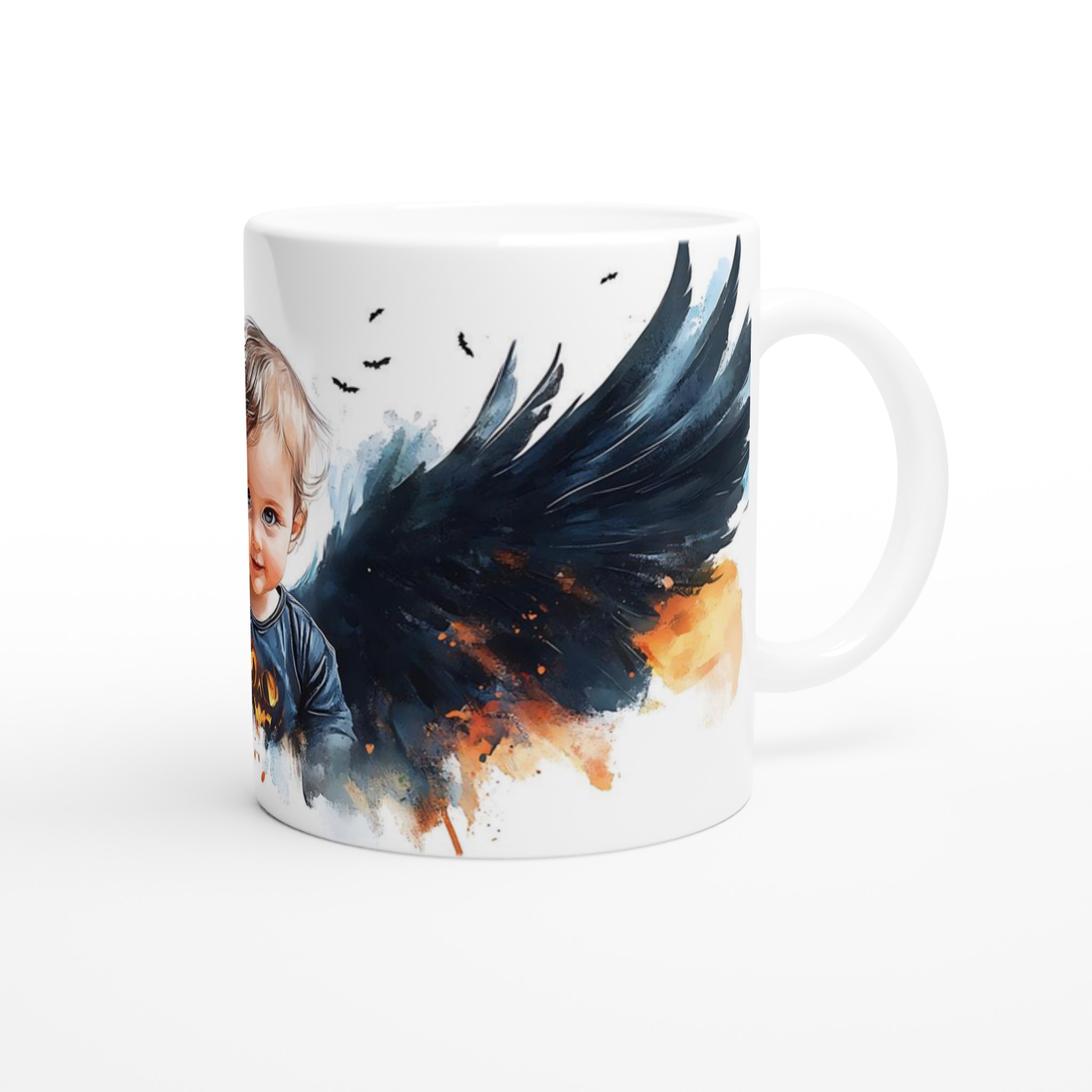Söt Halloween Ängel Mugg - Perfekt för Kaffe & Te i Dina Favoritfärger! 9 89302f75-ce54-45c9-8fd3-68792f1d7542