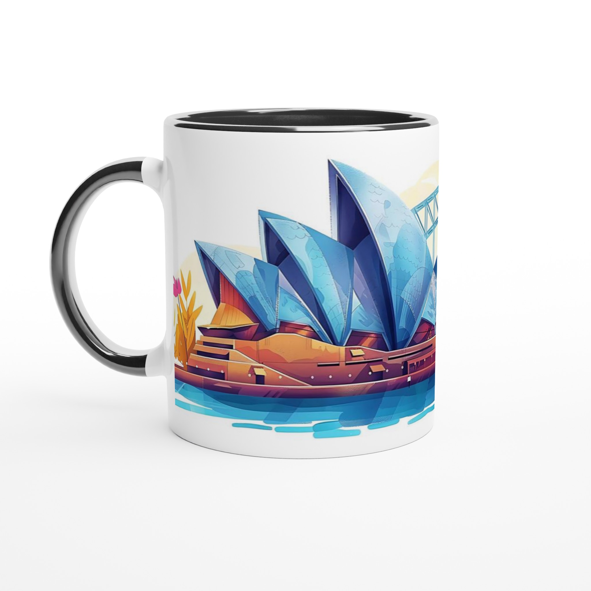 Sydney Opera House Konstnärlig Mugg – Välj bland 7 Livfulla Keramiska Färger! 4 89497ad2-ab4c-4675-8a8e-c88effe52566