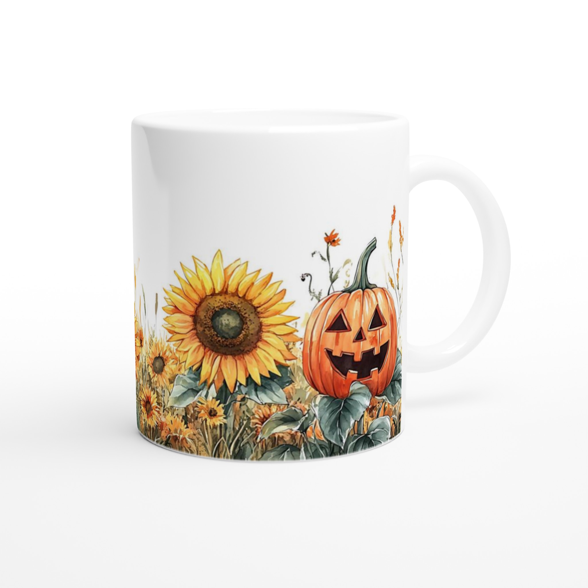 Magisk Halloween Mugg: Pumpor & Solrosor i Akvarell – Välj bland 7 Färgstarka Keramikmuggar! 9 8983e5e5-397b-42fa-a813-d4aa9da04fe0