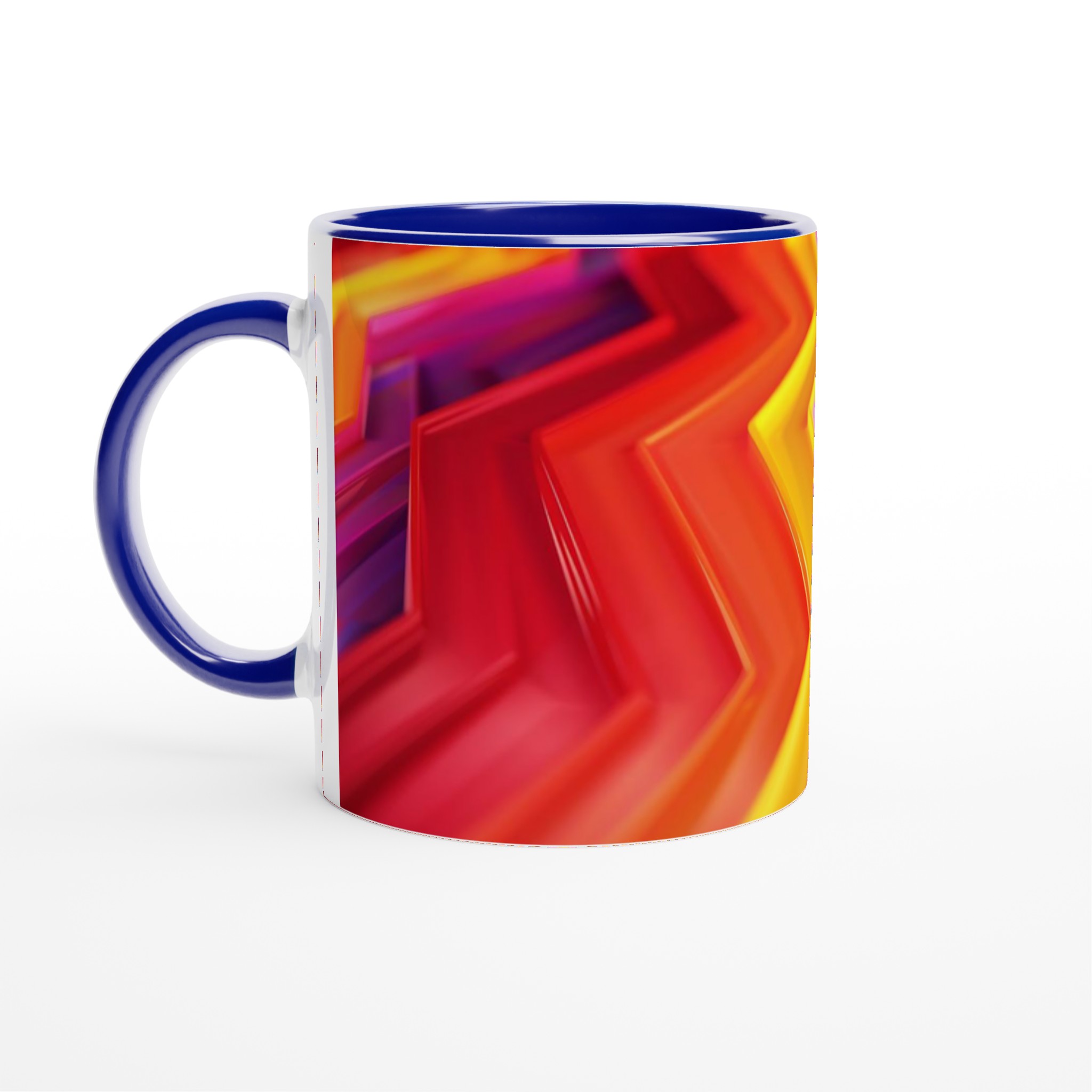 Färgsprakande 11oz Keramisk Mugg – Ge Liv Åt Dina Drycker Med En Explosion Av Färger 2 8985520a-c3b8-480c-bc35-148dc84c3ad7