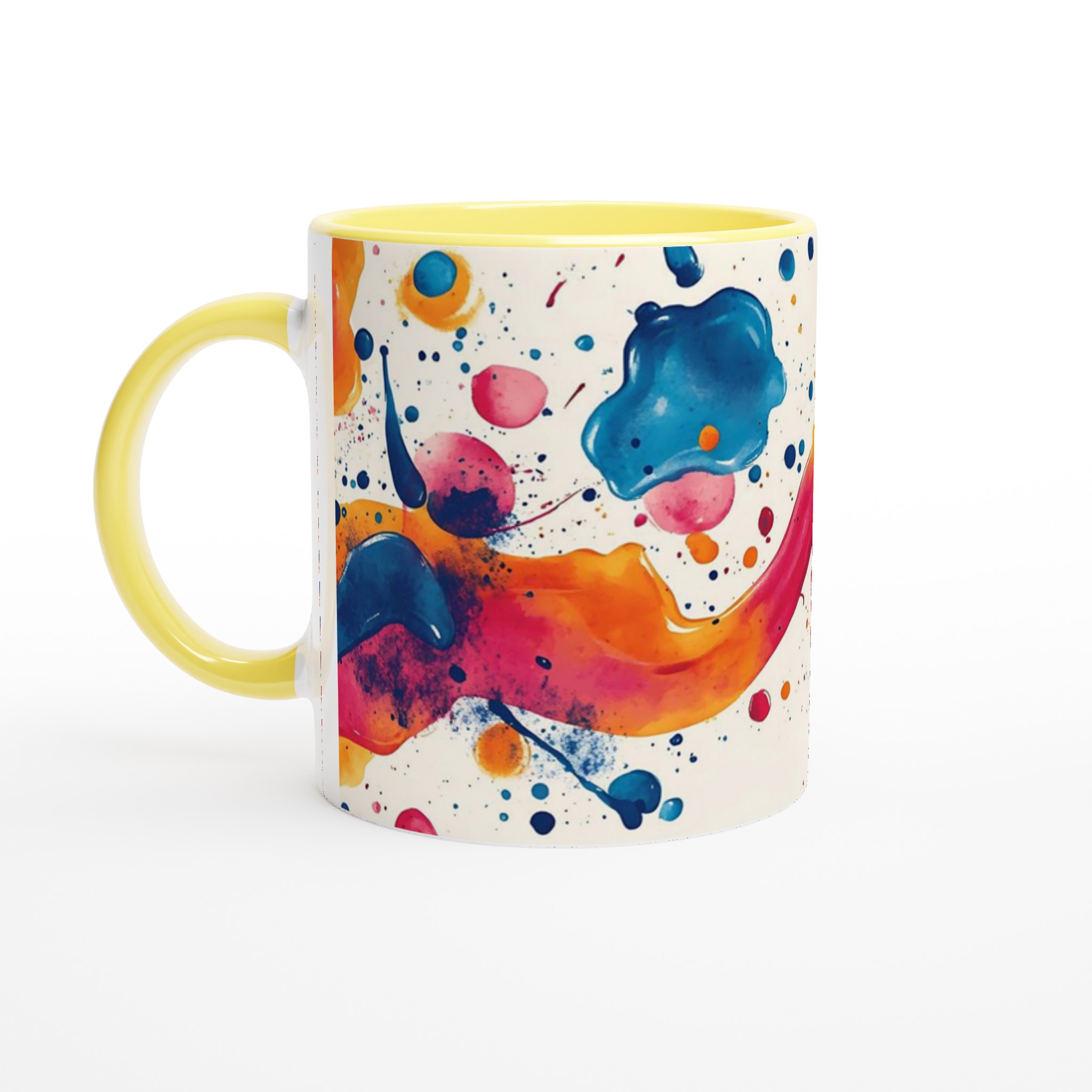 Konstnärlig Färgexplosion 11oz Keramikmugg – Välj bland 7 Livfulla Nyanser 3 89bf00f6-15b9-4819-bb7e-eeaaf93f8138