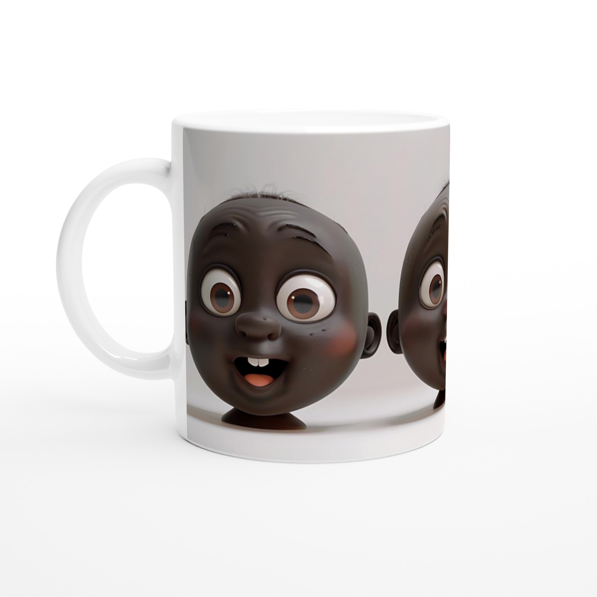 Glada "Baby Face" Keramisk Mugg - Välj bland 7 Livfulla Färger för Din Perfekta Kaffestund 1 89da295d-b880-4a1a-affd-42bce0633934