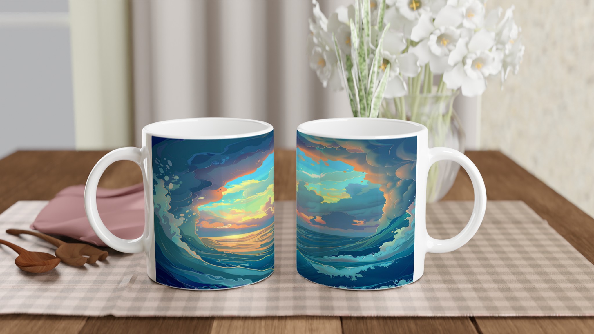 Ocean Dreamscape Mugg – En Våg av Färg för Din Fika, Välj bland Sju Nyanser 10 89dd139b-74c4-4f66-965a-294e892d55b9