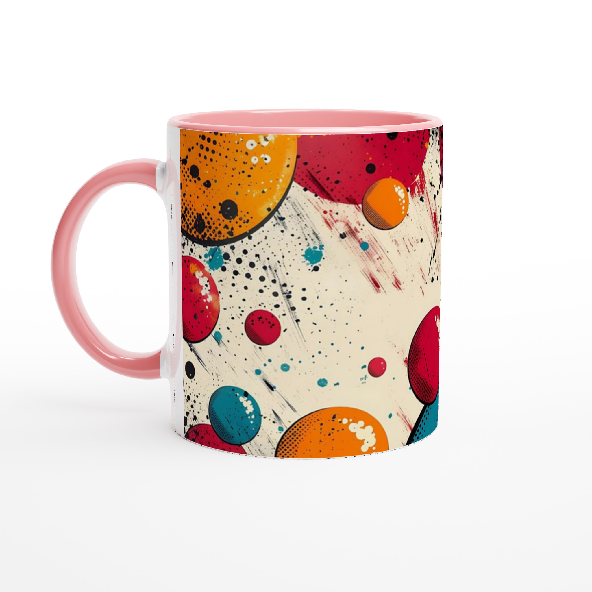 Abstrakt Pop Art Keramikmugg – Färgglad Design för Ditt Kaffe, Te och Mer! 6 8a4098f9-e0fa-446a-80a4-b8bba671ecac