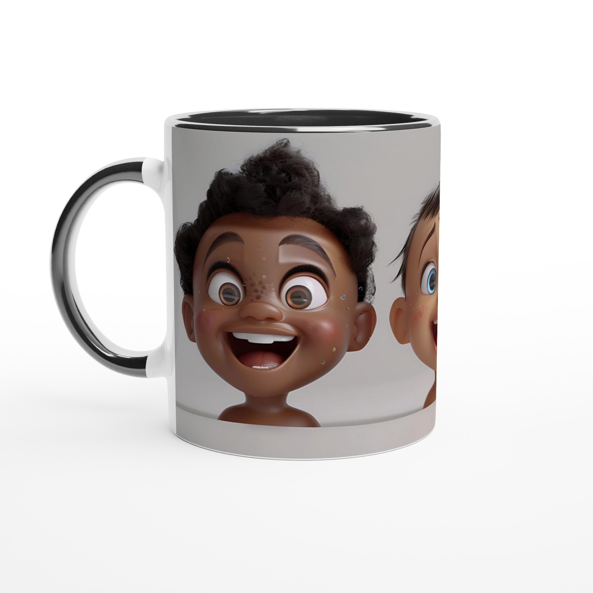 Glada Barn Ansikten 11oz Keramisk Mugg – Lys Upp Din Dag med Roliga Motiv & Färgglada Val! 4 8a4d0984-b230-4624-81db-07ec90c37b7b