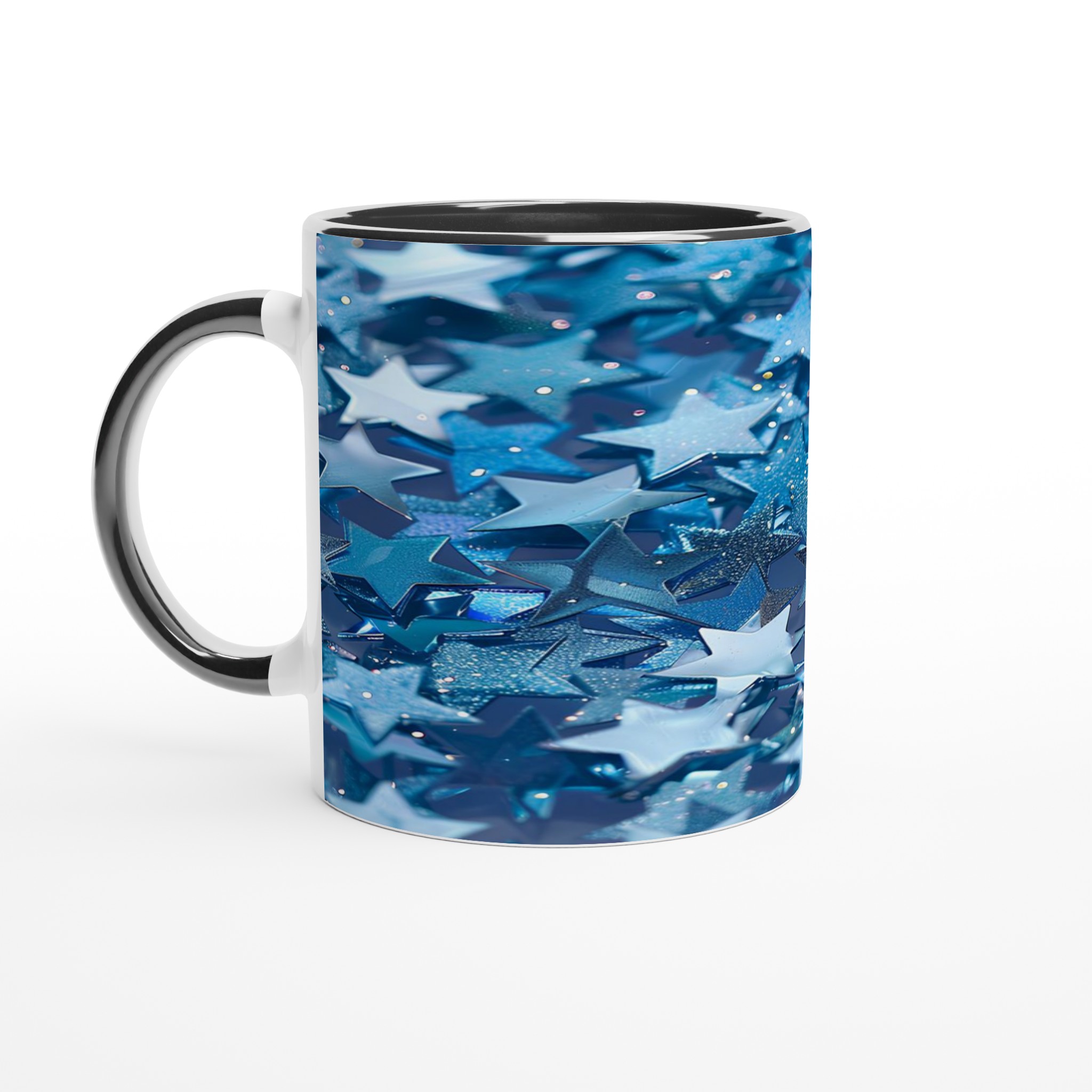 Stjärnklar 11oz Keramisk Mugg – Dröm dig bort med glittrande blå stjärnor i din favoritfärg! 4 8a6a349b-5fb0-4851-a94b-99b1bc195bcc