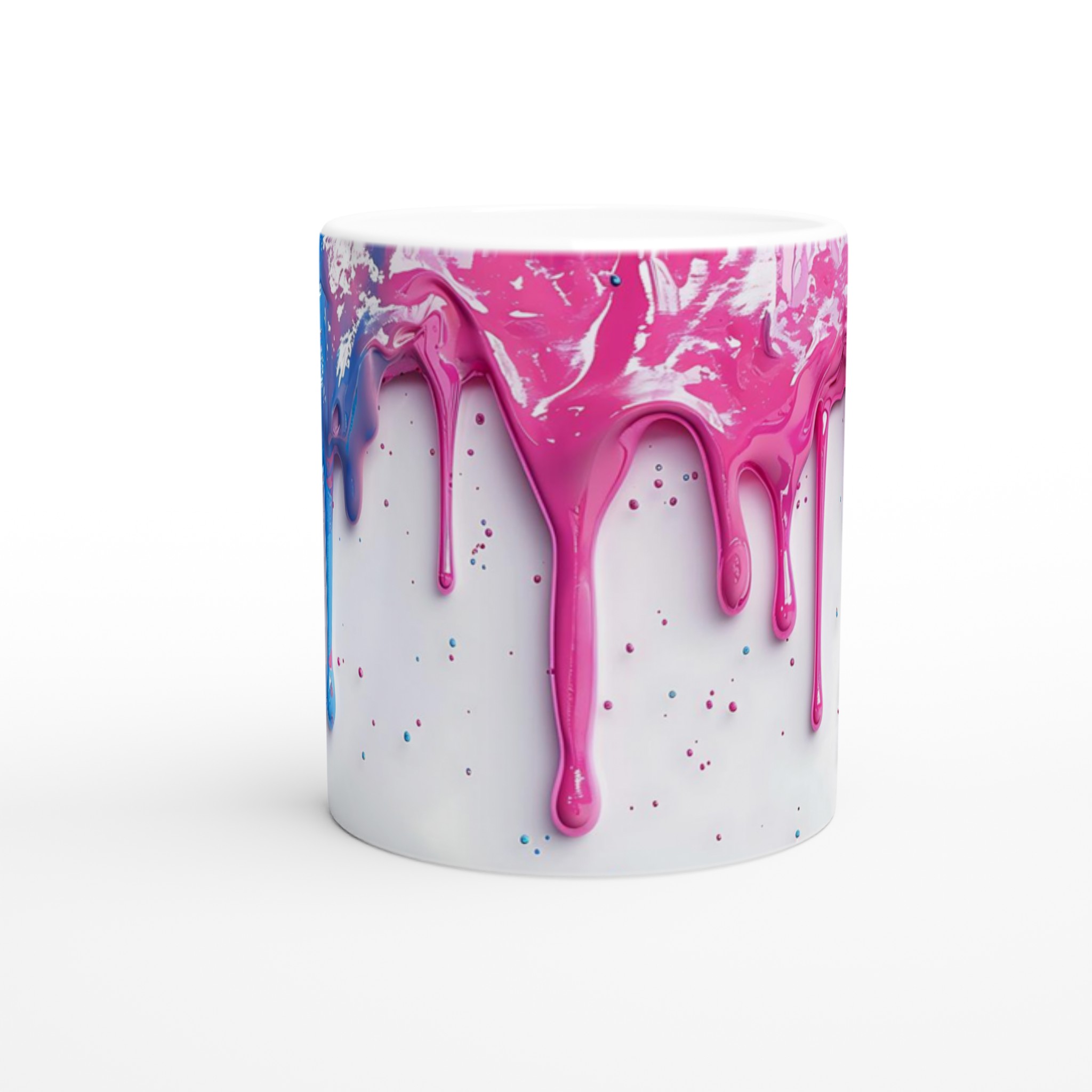 Färgsprakande 11oz Keramisk Mugg – Uttryck Dig med Drip-Art i Din Favoritfärg! 8 8af7f969-f28b-4b59-910b-ac8bd739c5b6