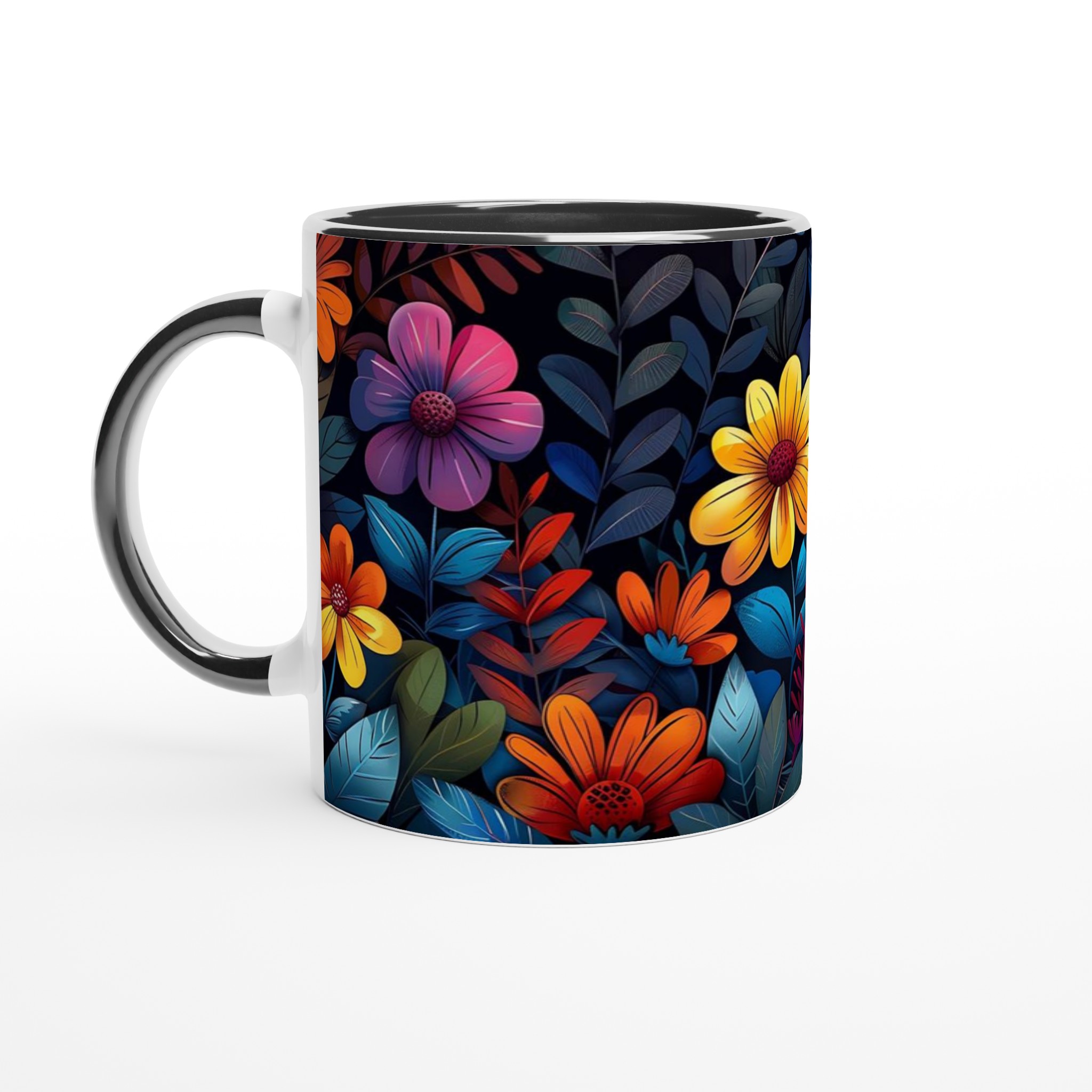 Mugg med Blomsterträdgård: Färgglad Keramikmugg i 7 Nyanser för Kaffe- och Teälskare 4 8b632e78-bfea-466b-8166-834bc279b812