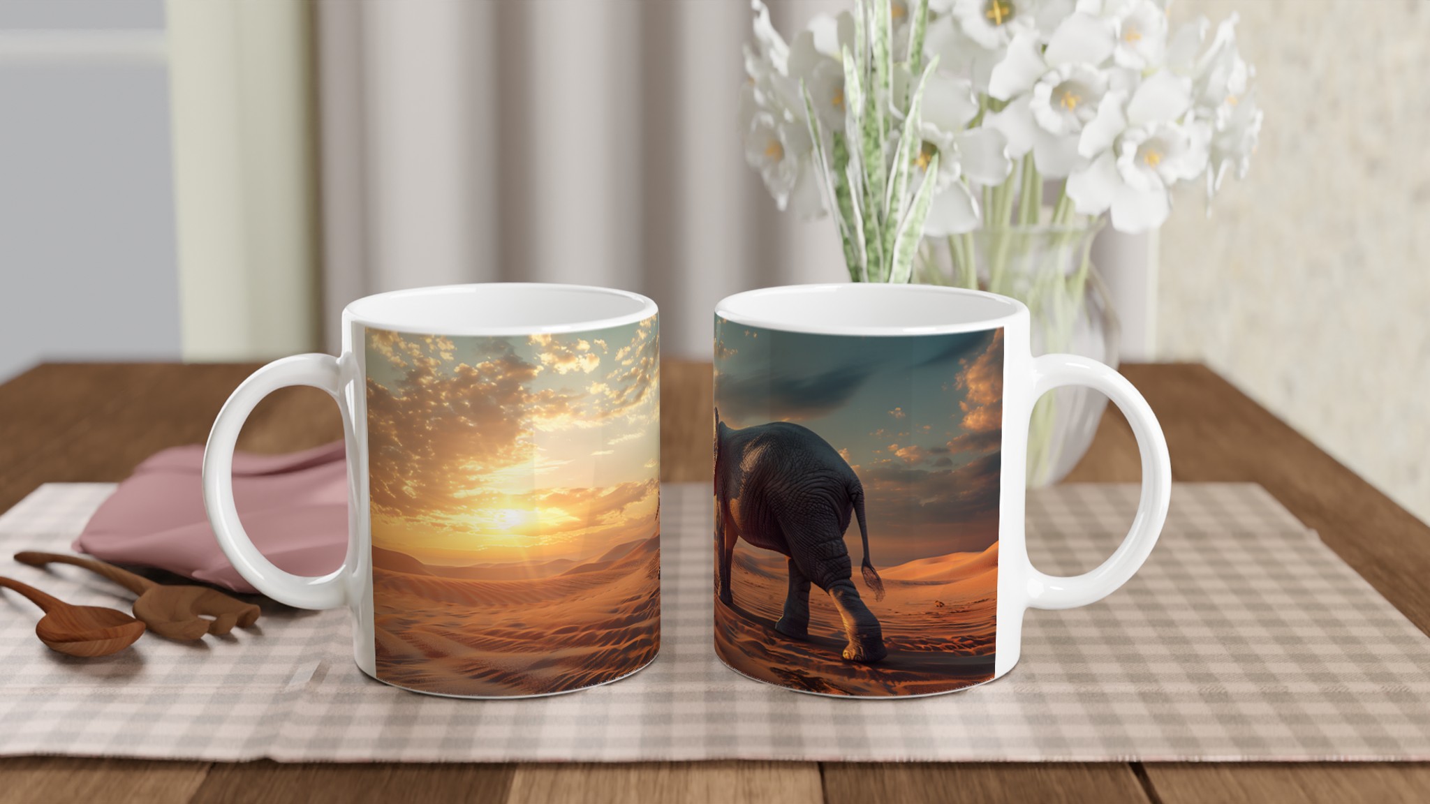 Majestätisk Elefant i Solnedgång – 11 oz Keramisk Mugg för Äventyrslystna 10 8ba38381-e228-46e6-a3f8-18ccc9eb18f0