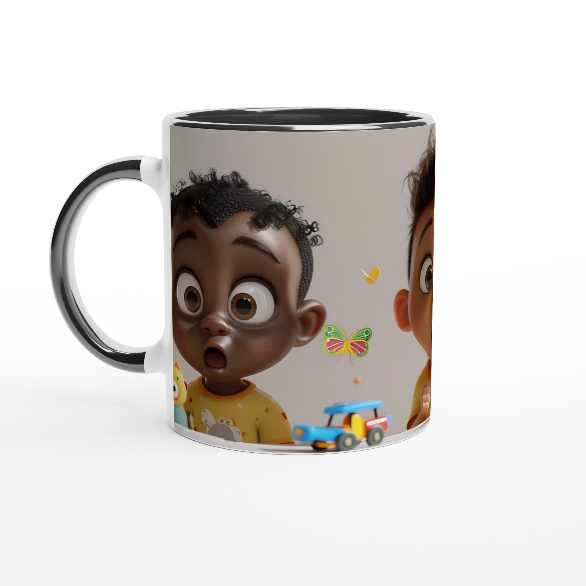 Förvånade Barn! Kaffe-/Temugg - 11oz Keramisk Mugg i Valfri Färg för En Lekfull Start på Dagen 4 8bb1a4ef-dcbb-4440-911f-e195109d1560
