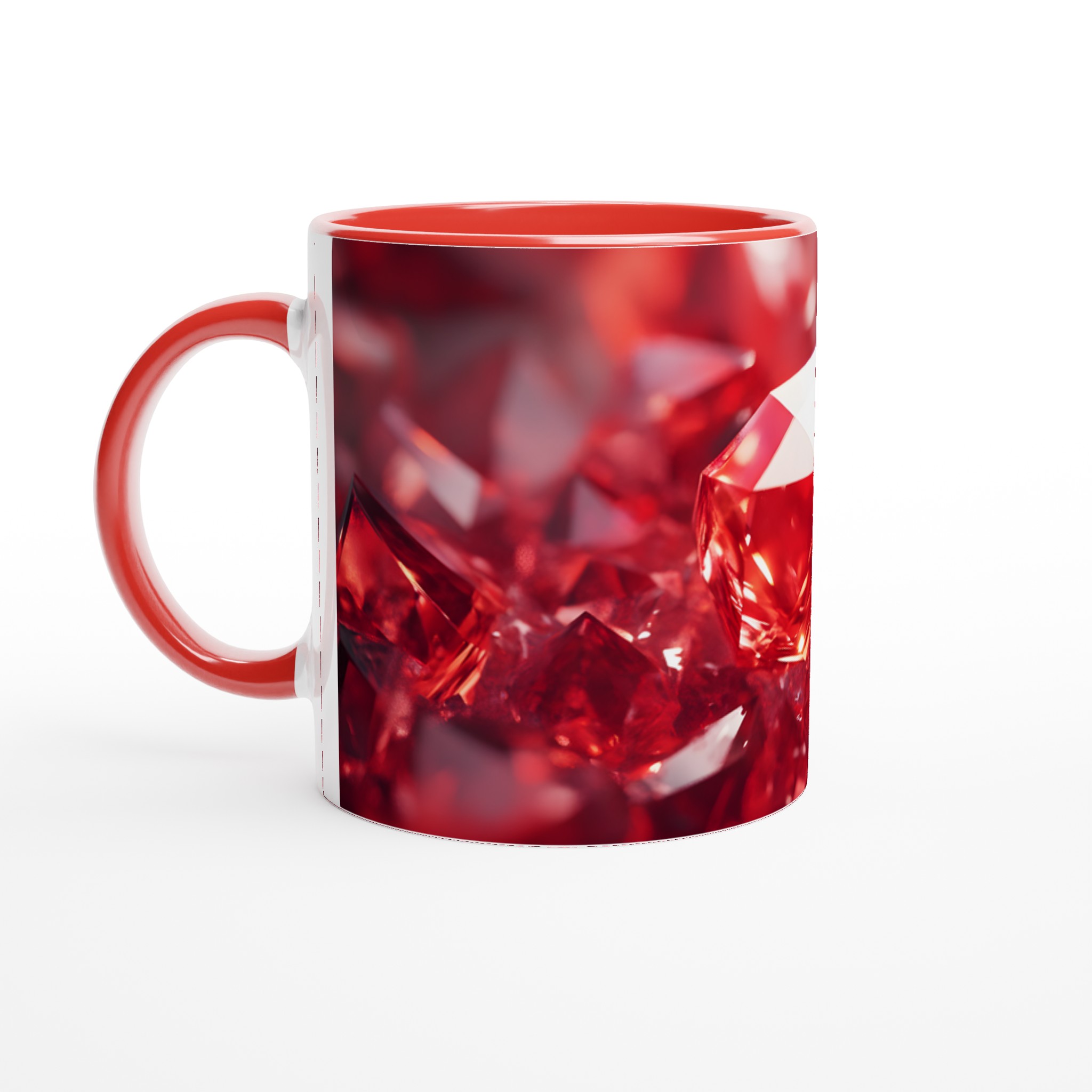 Rubinröd Glamour Mugg: 11oz Keramikmugg i ditt val av sju strålande färger 5 8bb87c5c-b7b3-46df-8a66-8cdfc928f94c
