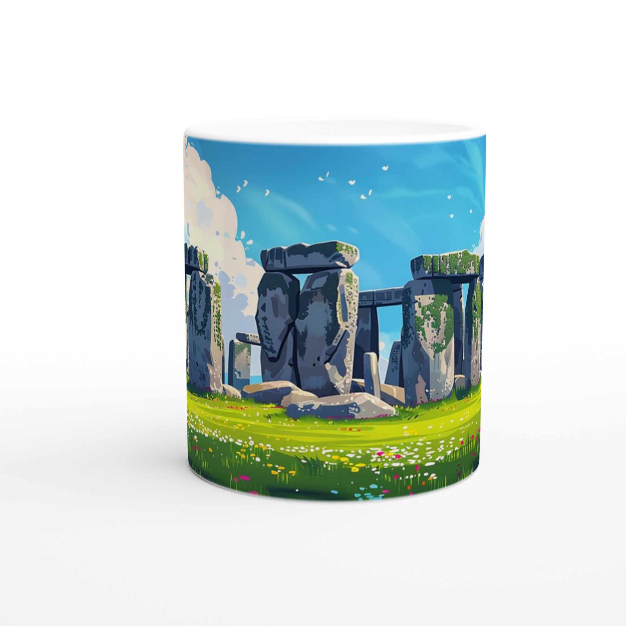 Anime Stonehenge 11oz Keramisk Mugg – Drömsk Landskap i Dina Händer 8 8bd62993-b976-4662-bd55-ef4c85b4445a