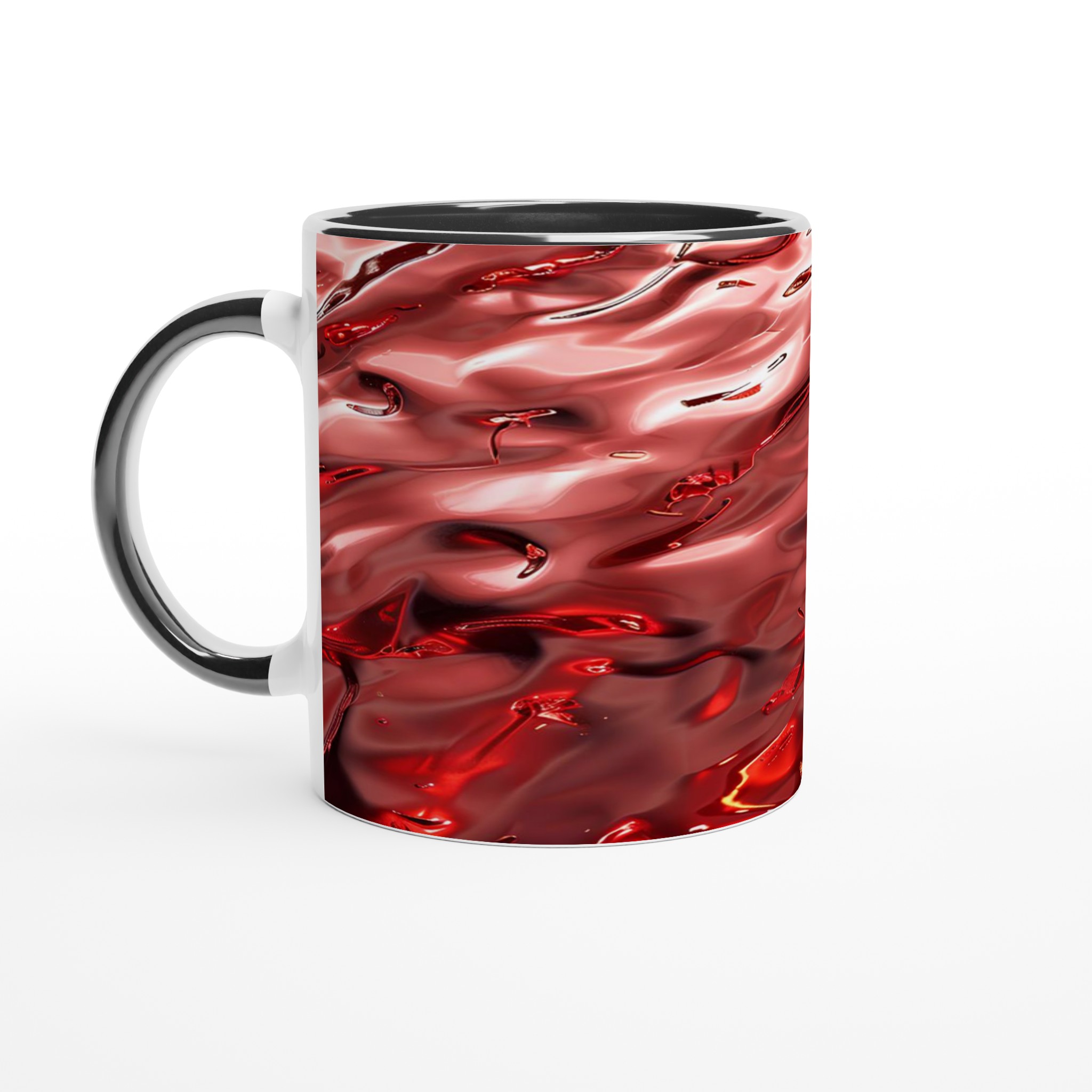 Abstrakt Röd Känsla 11oz Keramisk Mugg – Ge Din Kaffestund En Konstnärlig Touch, Välj Din Färg! 4 8c077c26-20e3-438e-b81c-4859557e4c4e