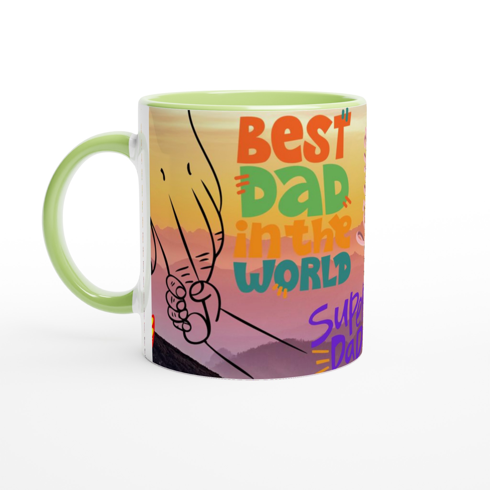 Vit 11oz keramisk mugg med kärleksfulla farsdagstryck i flera färger 7 8c175664-c7cf-4620-87bc-843671be7886