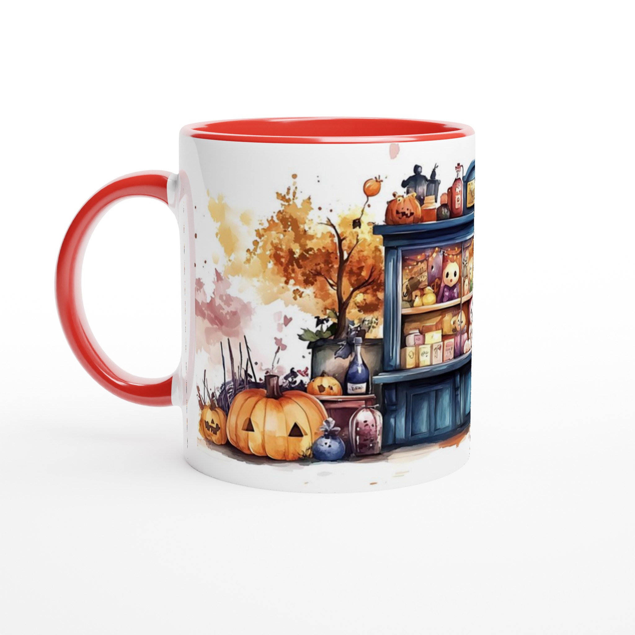 Spooky-Söt Halloween Mugg: Keramikmugg med Mystisk Vattenfärgskänsla – Välj din Färg! 5 8c226677-58cd-45ca-a7d5-91ac98435f43
