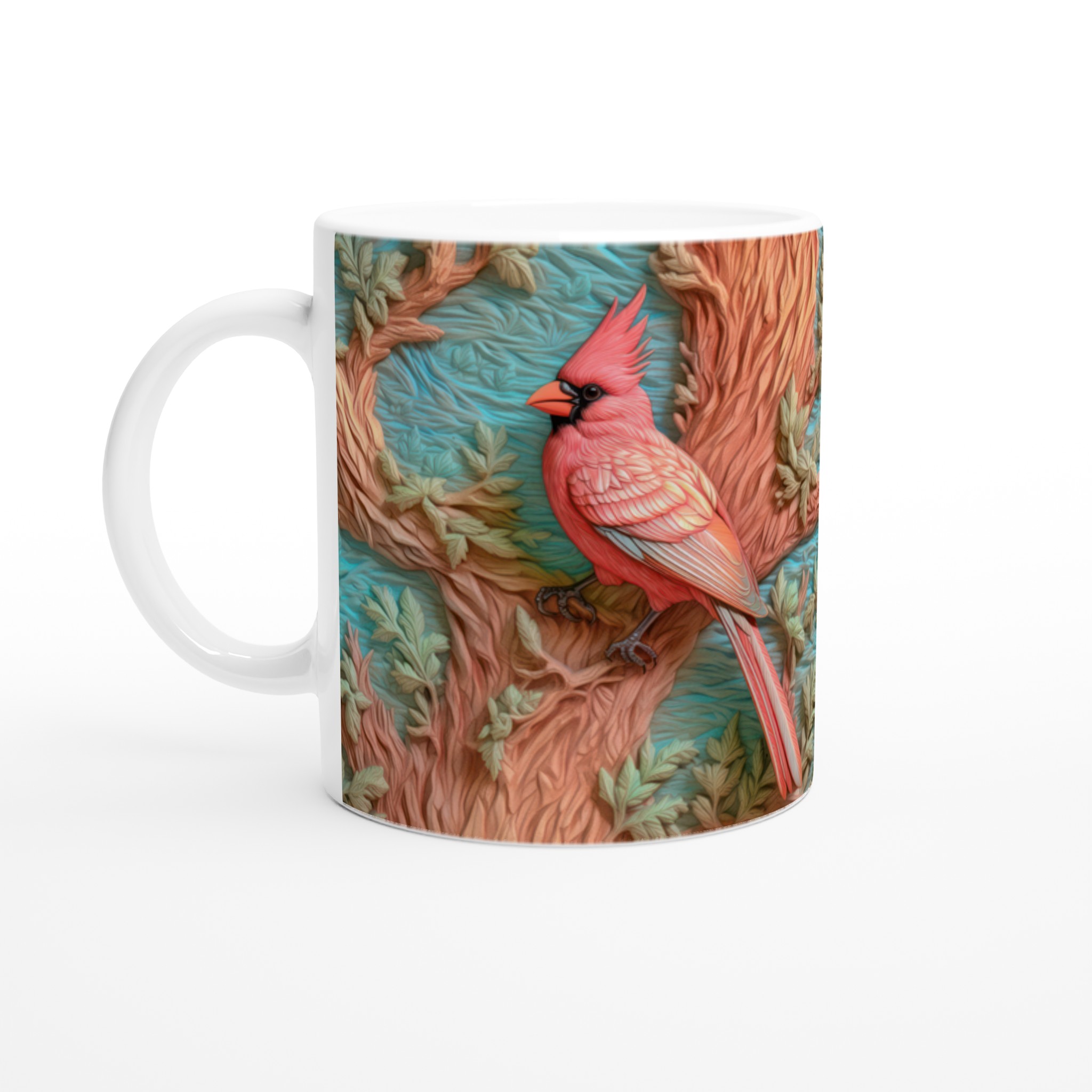 Keramisk mugg 11oz med livfull kardinaldesign – välj bland sju färgstarka keramiska nyanser 1 8c28e9c2-b851-4b69-b9b4-75e01f5f4f01