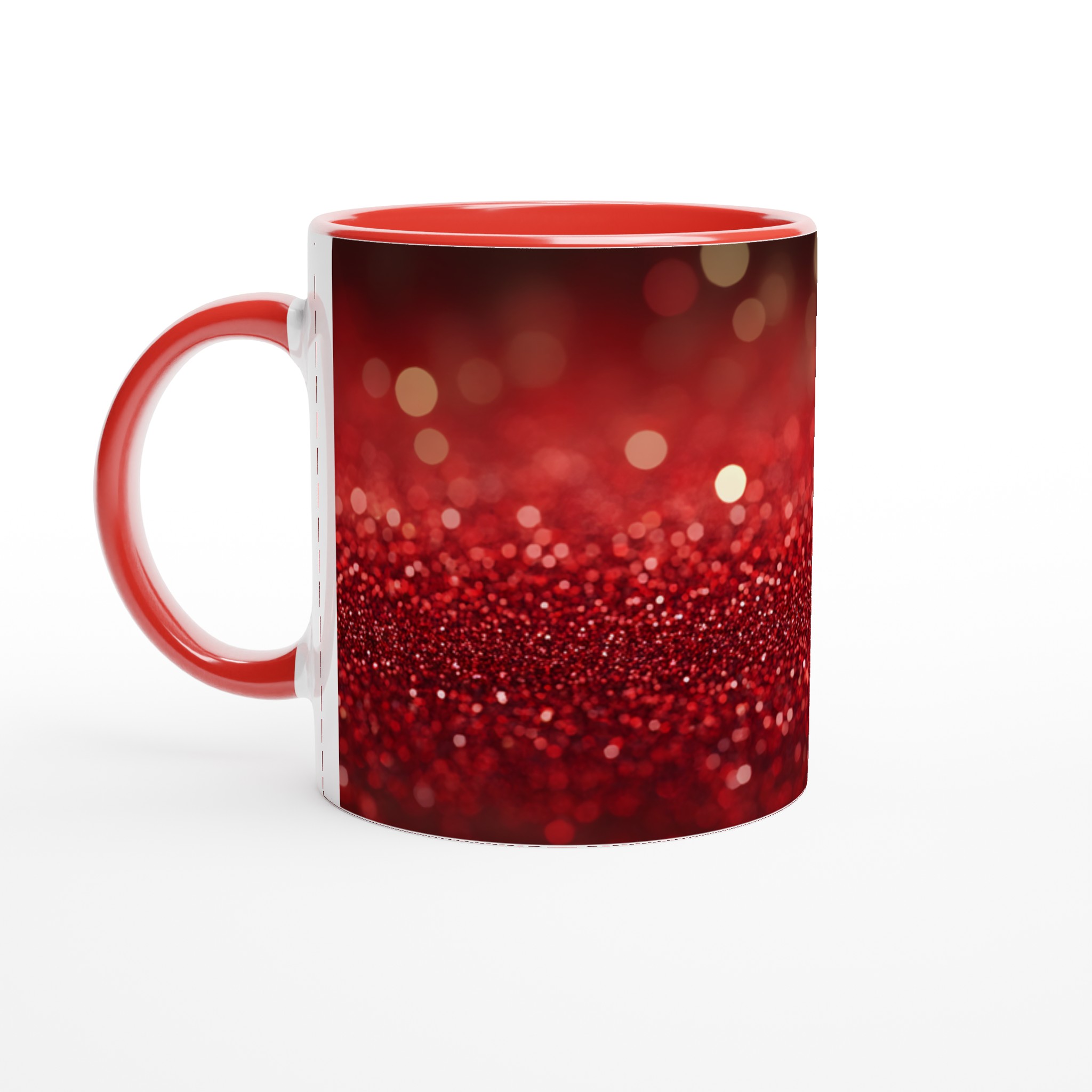 Glittrig Röd Keramisk Mugg - 11oz Favoritkopp för En Gnistrande Vardag i Ditt Val av Färg 5 8c436f4a-1db8-43f2-9a1a-80be88f8bc6f