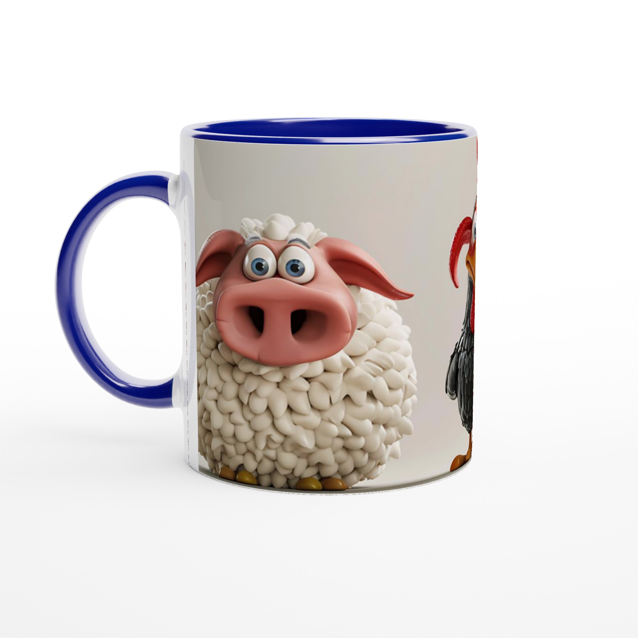 Charmiga Cartoon Djur Mugg - 11oz Premium Keramisk Mugg i Valfri Färg för Humoristiska Kaffestunder 2 8c612e39-2ede-4b40-9e59-ad29fec39673