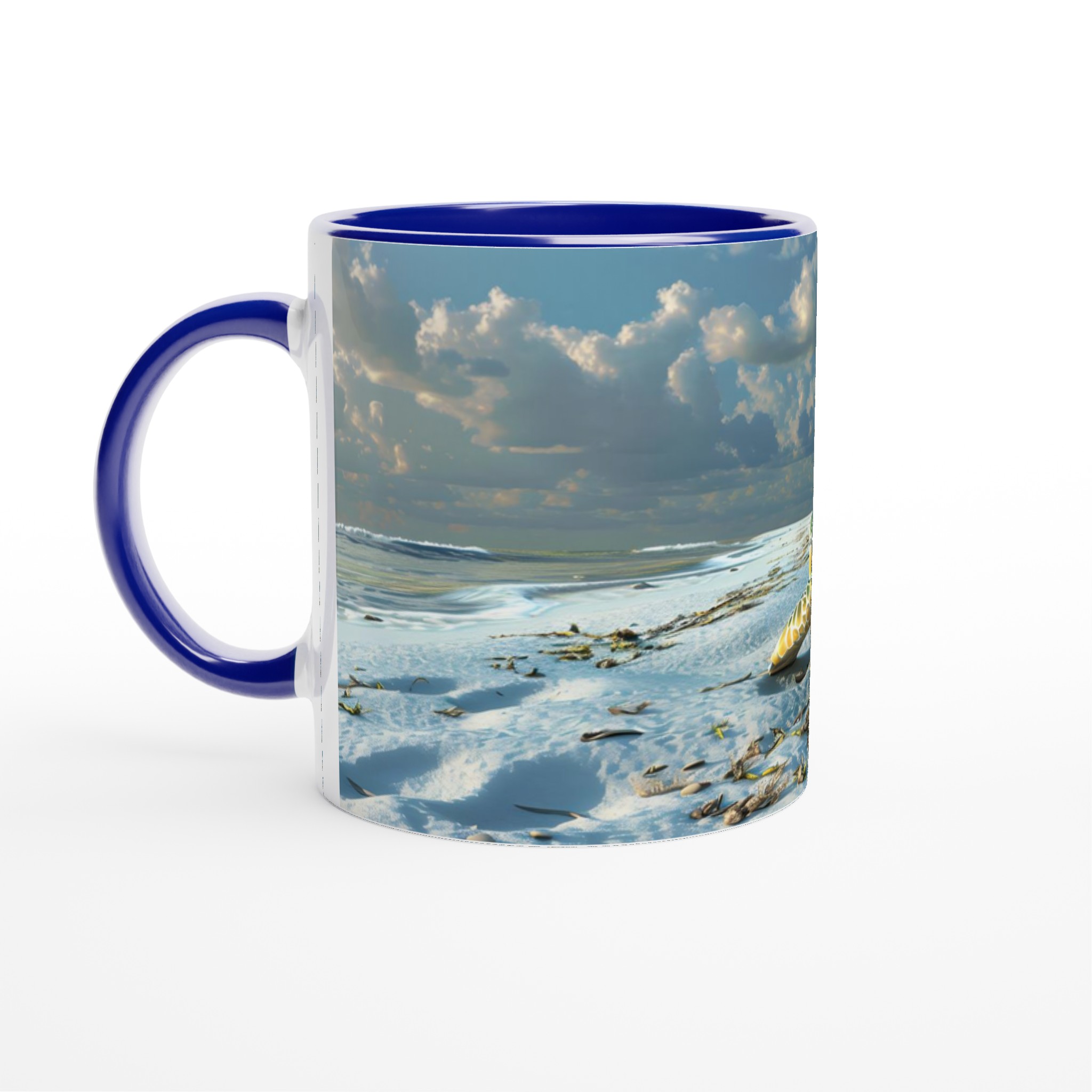 Tropisk Havssköldpadda Mugg – Levande Strandmotiv, 11oz Keramisk Mugg i Valfri Färg 2 8c76b581-44f9-45e5-ba34-4018cafdda54