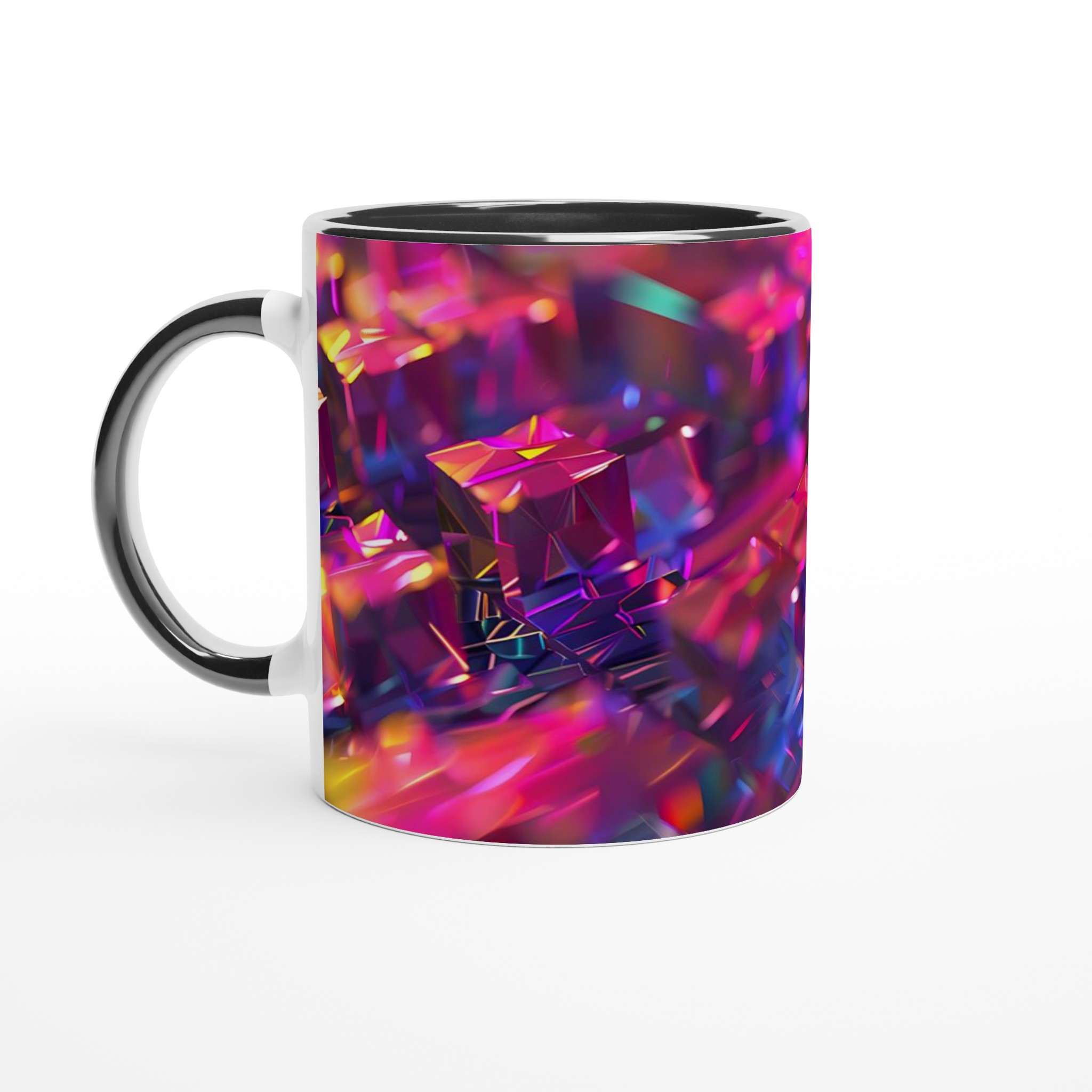 Neon Prism 11oz Keramikmugg – Glänsande Färgskala för Ditt Kaffe 4 8cd668c7-c99c-4b00-977b-ac4aaa6dfb58