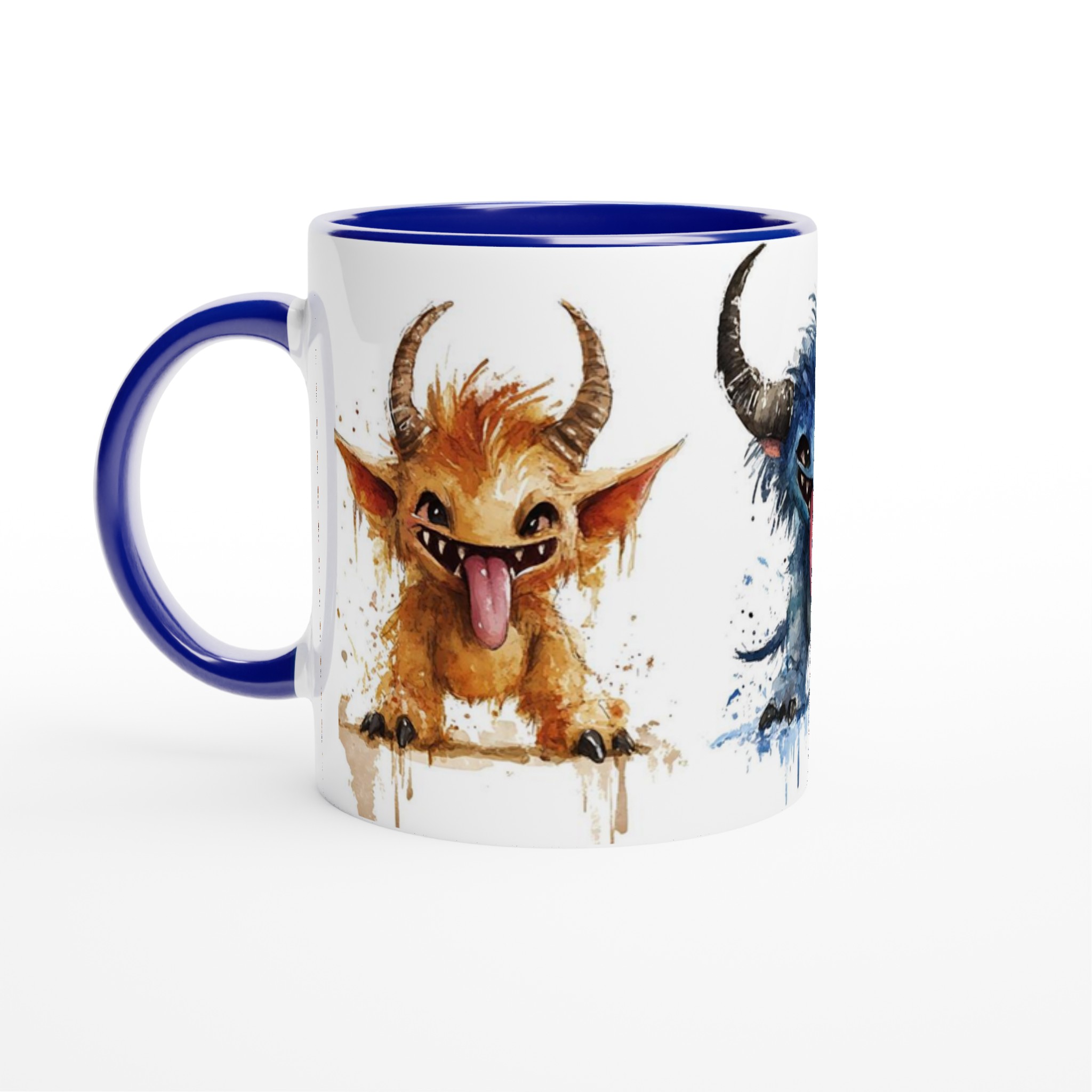 Lekfulla Monster Mugg – Charmiga Vattenfärgsvarelser i Valfri Färg, 11oz Keramisk Mugg 2 8d2bf6f0-202b-4546-bc49-7e8f8d35b807