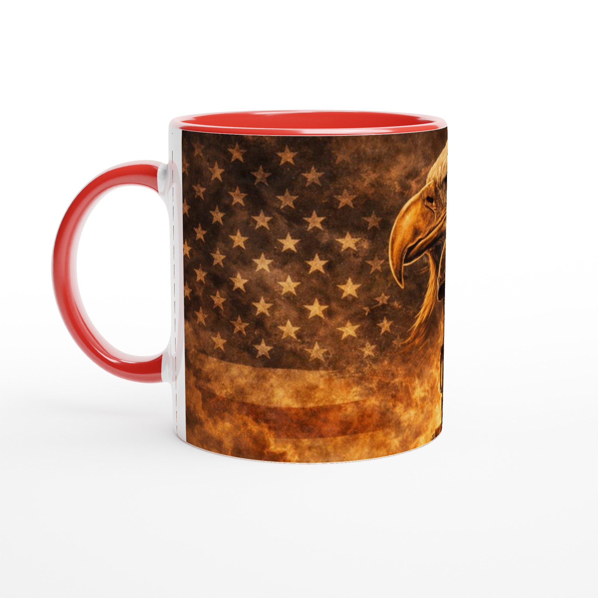 Vit 11oz Keramisk Mugg med Stark Patriotisk Design – Välj Bland Sju Livfulla Färger 5 8d3af13b-7460-4411-a5f1-74722c1b6d54