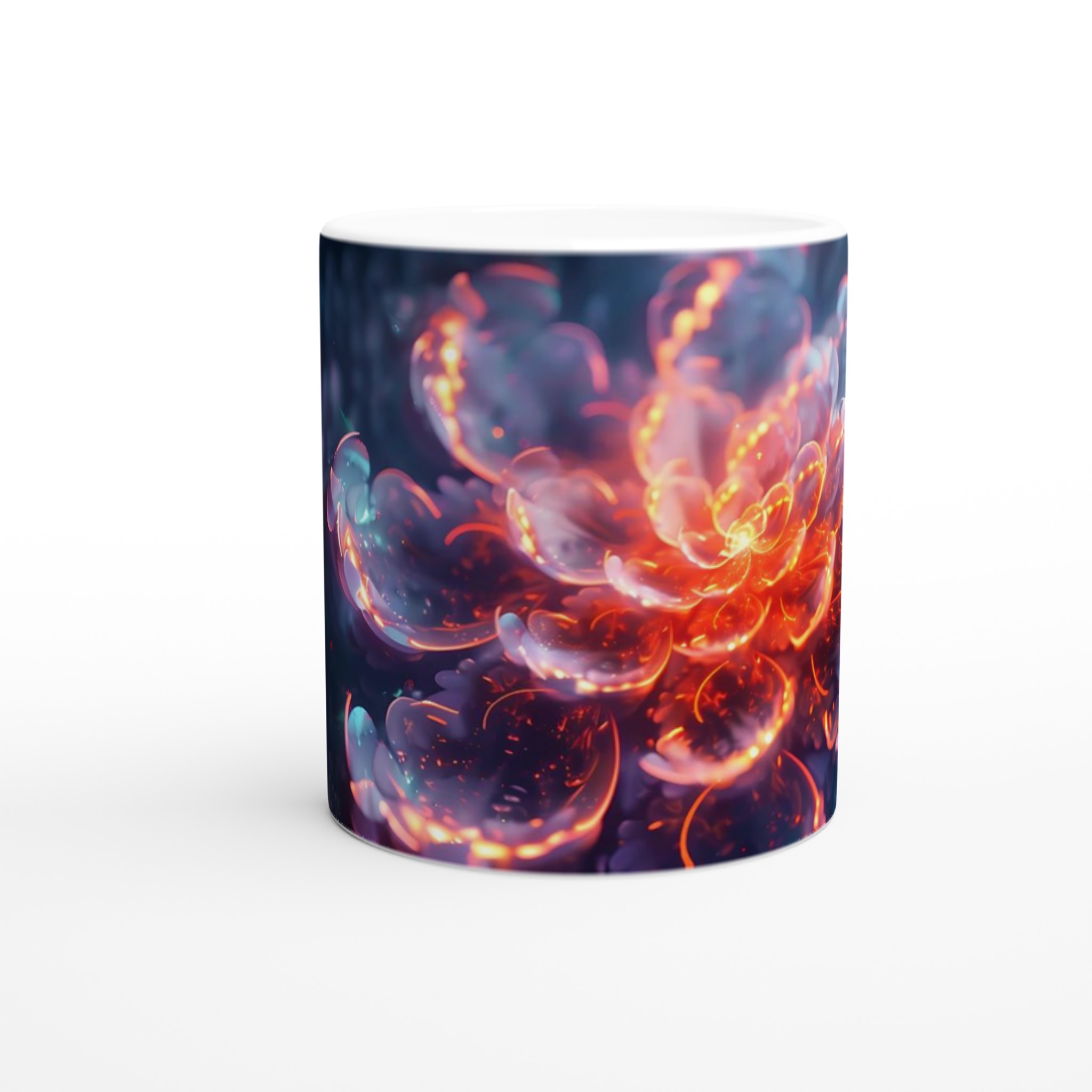 Abstrakt Neonblomma 11oz Keramisk Mugg – Lysande Design, Välj Din Färg! 8 8d537b36-e75f-43f2-99e6-37cea57ccf0f