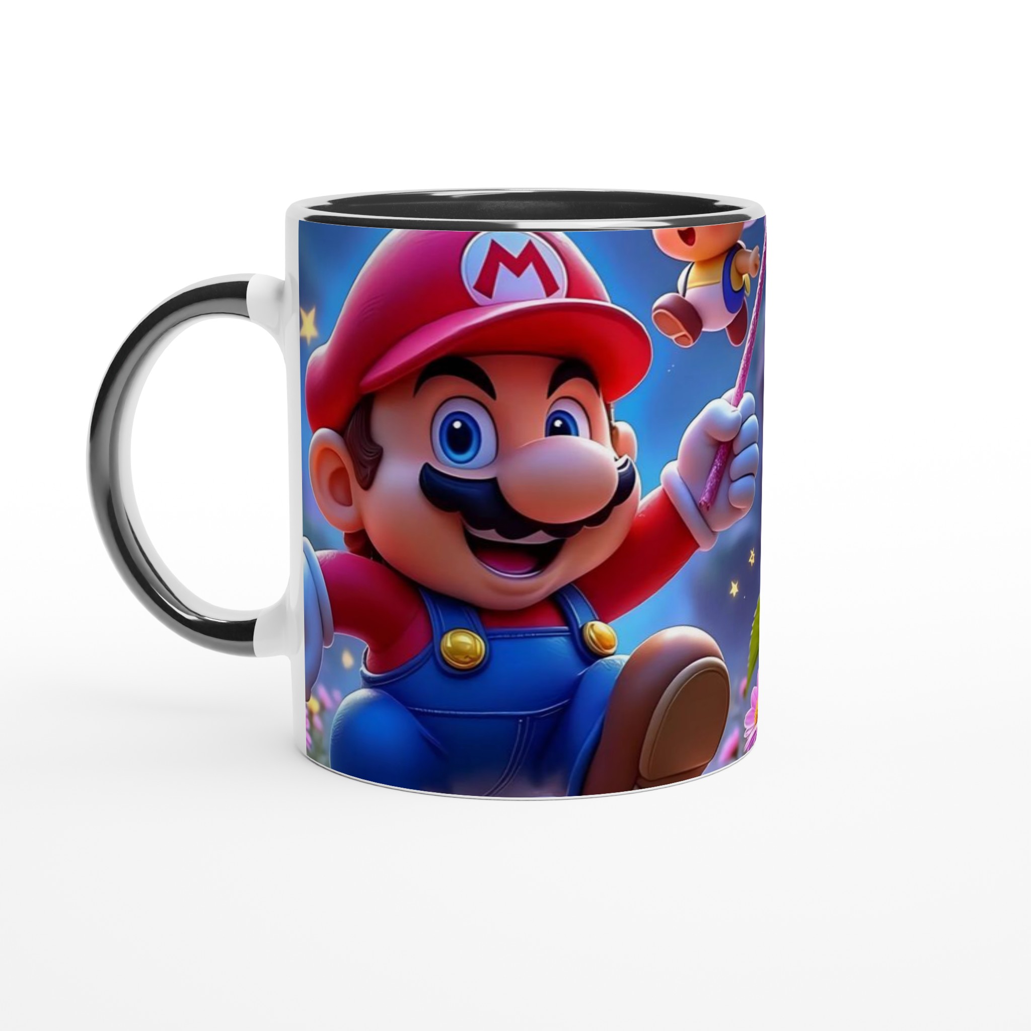 Vit 11oz keramisk mugg med färgstarkt och lekfullt Super Mario-motiv – välj din favoritfärg 4 8d62c4cc-8aff-4f43-86d4-794e1697787a