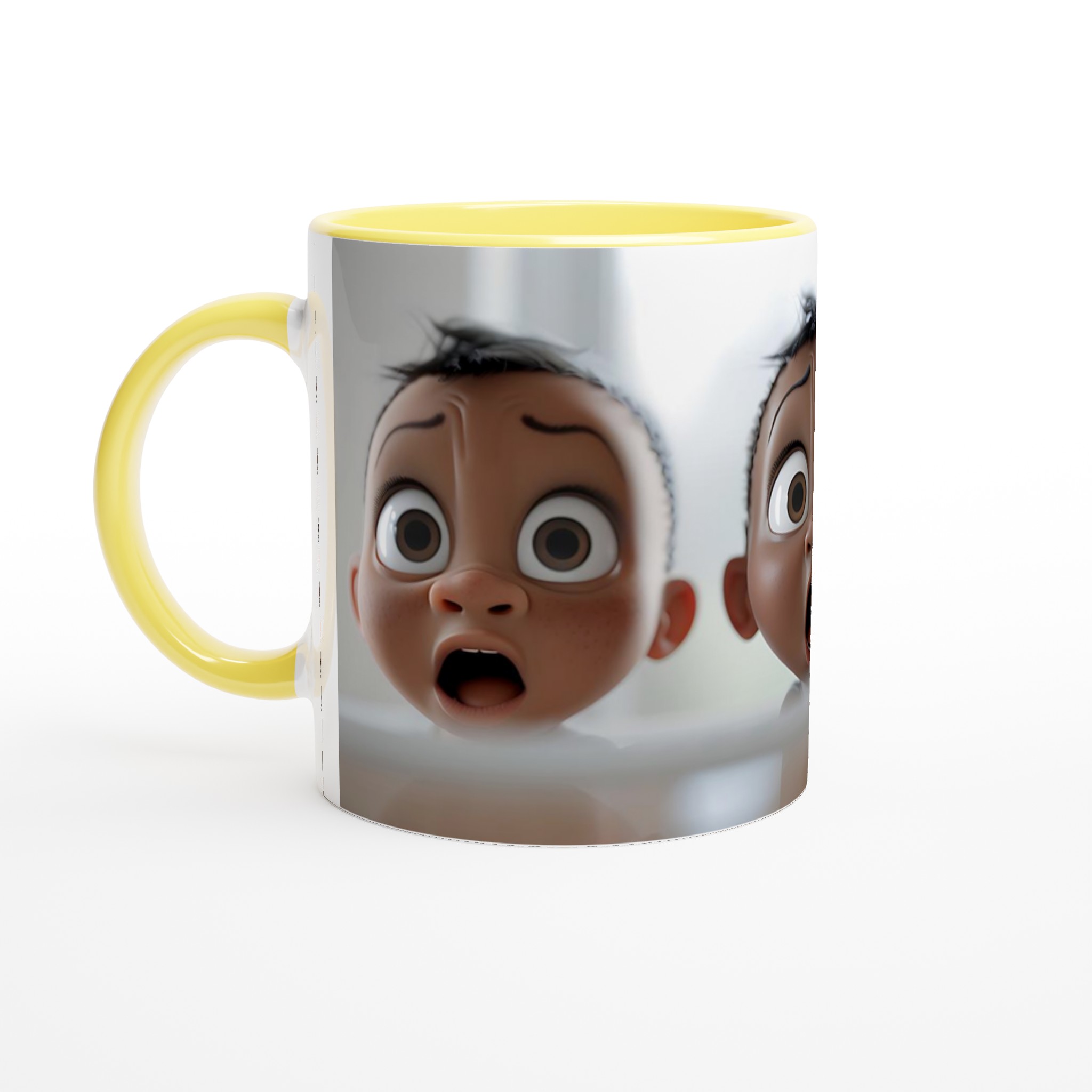 Förvånade Bebisar Keramisk Mugg – Rolig 11oz Kaffekopp med Uttrycksfull Design, Välj din Färg! 3 8dc500b9-2d56-4892-a864-86a78faf057b