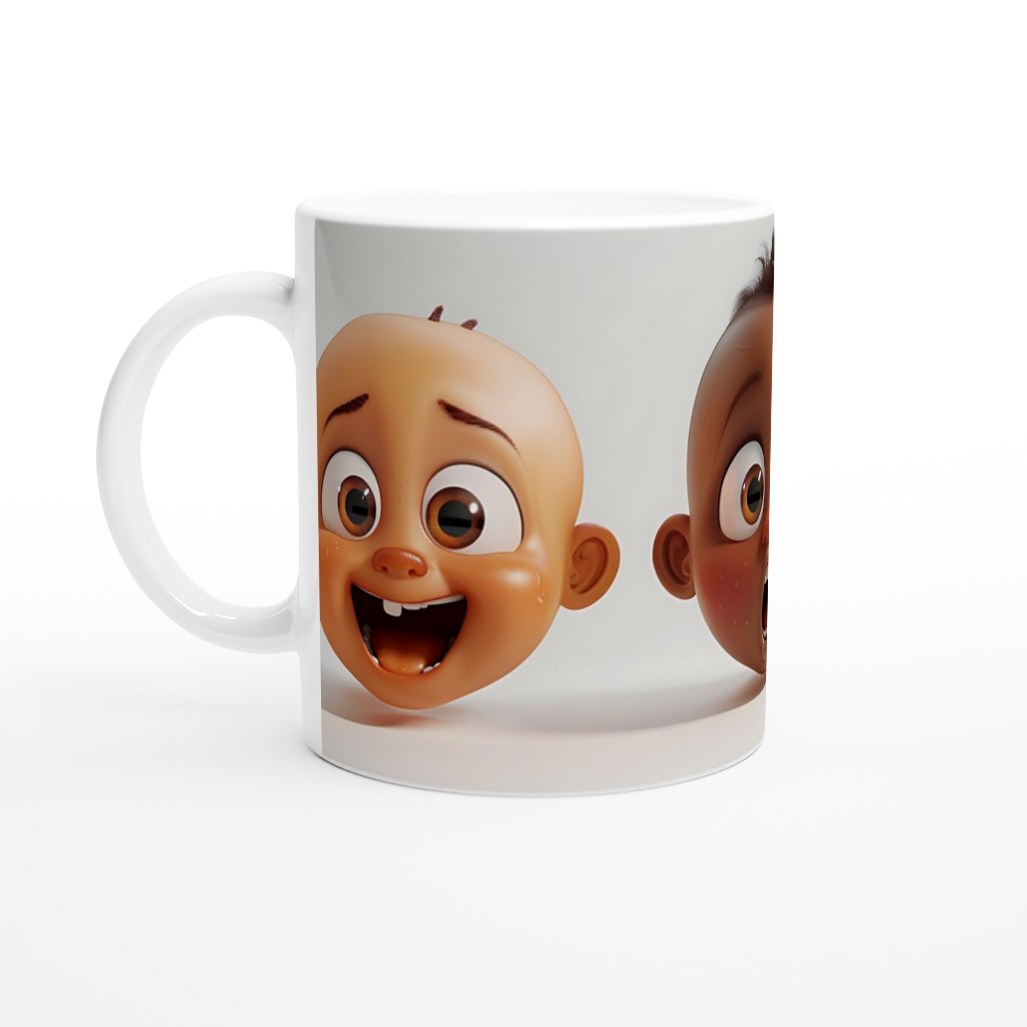 Söta Babyansikten 11oz Keramisk Mugg – Uttrycksfull Design för Kaffeälskare i Valfri Färg! 1 8e1c8f6e-00f4-4394-ad5c-4c8b45d72216