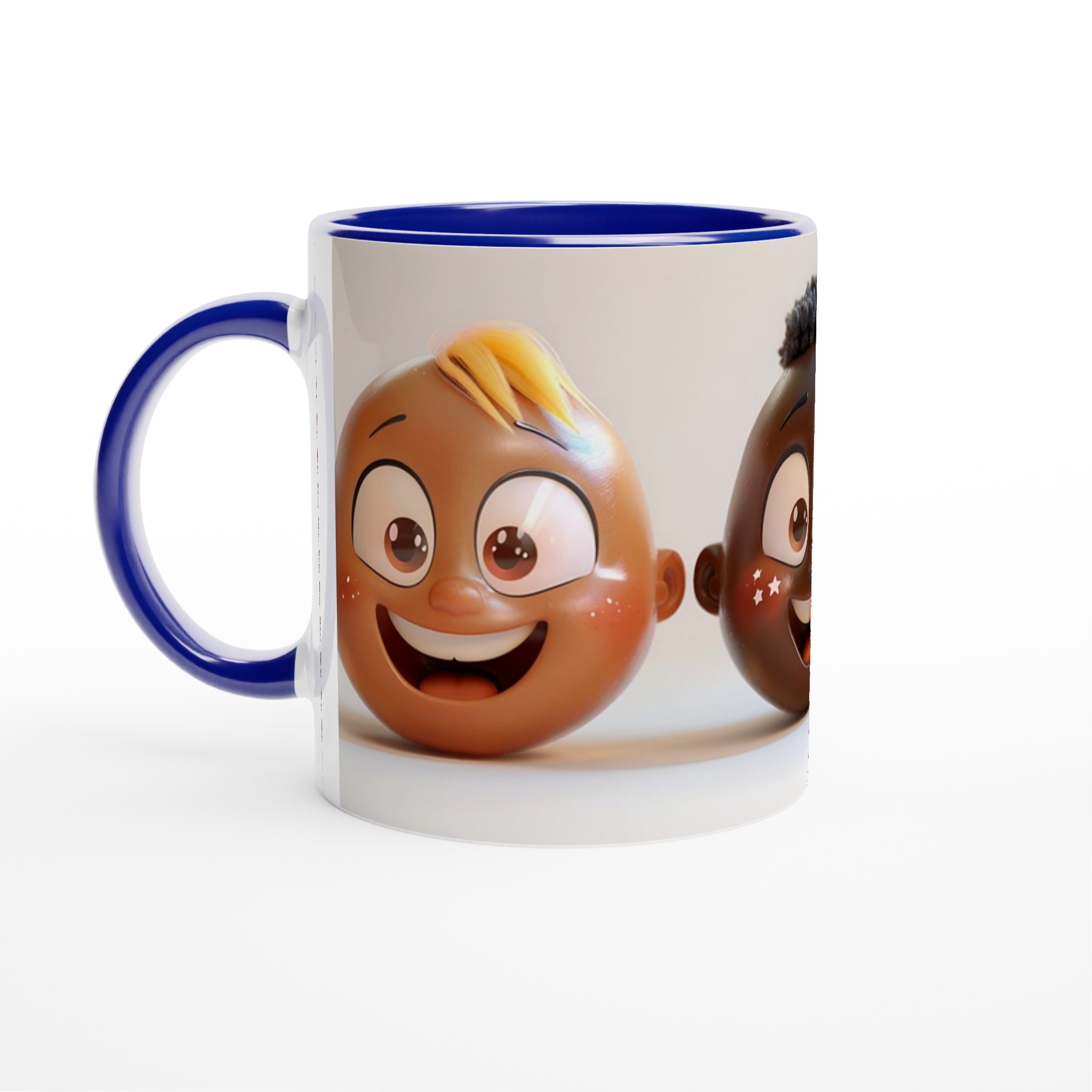 Glad Kaffemugg – Färgstark Keramisk Mugg med Glad Babyansikte – Välj din favoritfärg! 2 8e3be3cd-886d-4a7f-9d79-24f093f97496