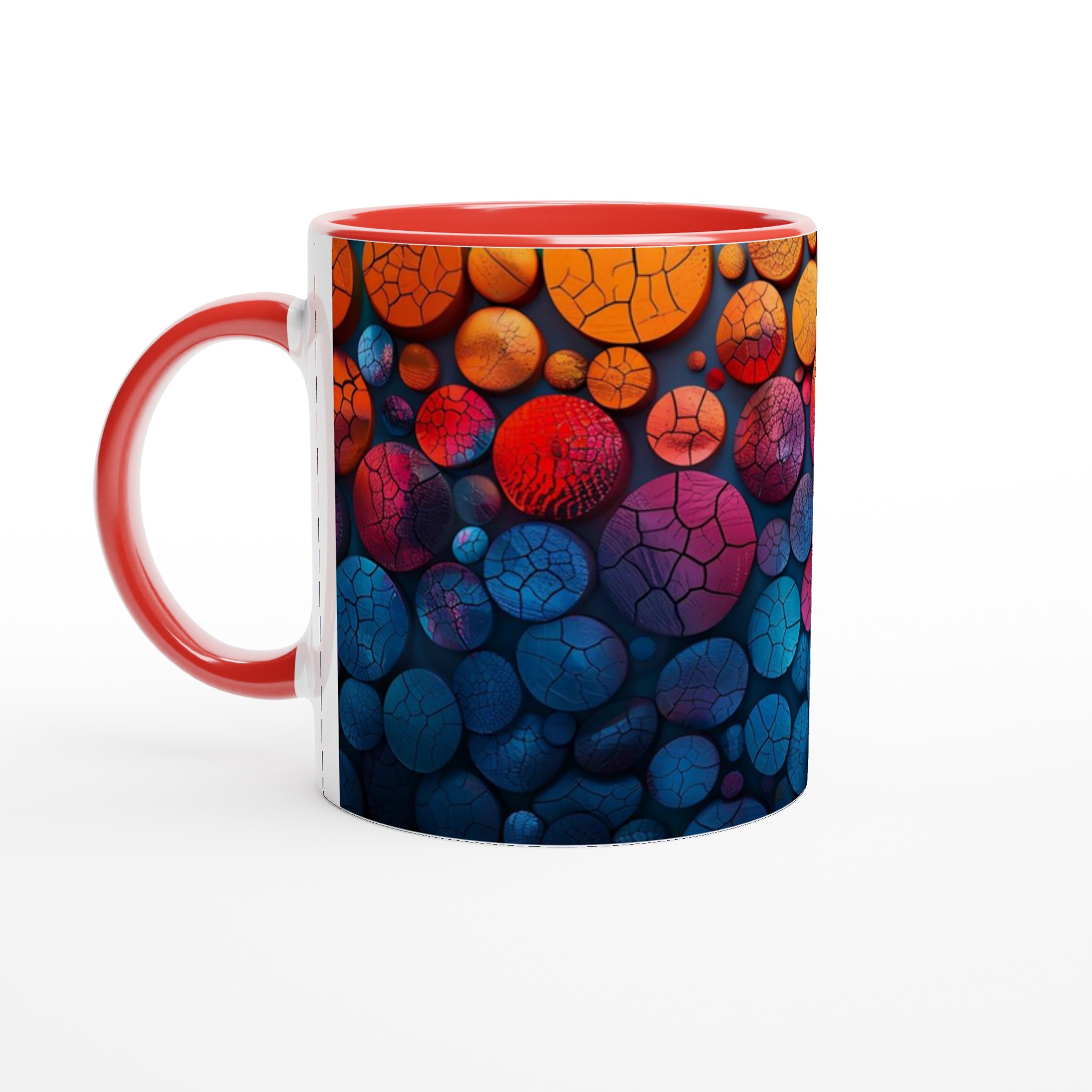 Abstract Crackle Design 11oz Keramikmugg – Vibrerande Färger för Din Vardag 5 8e440061-9606-480c-9a2f-777d8f5543b7