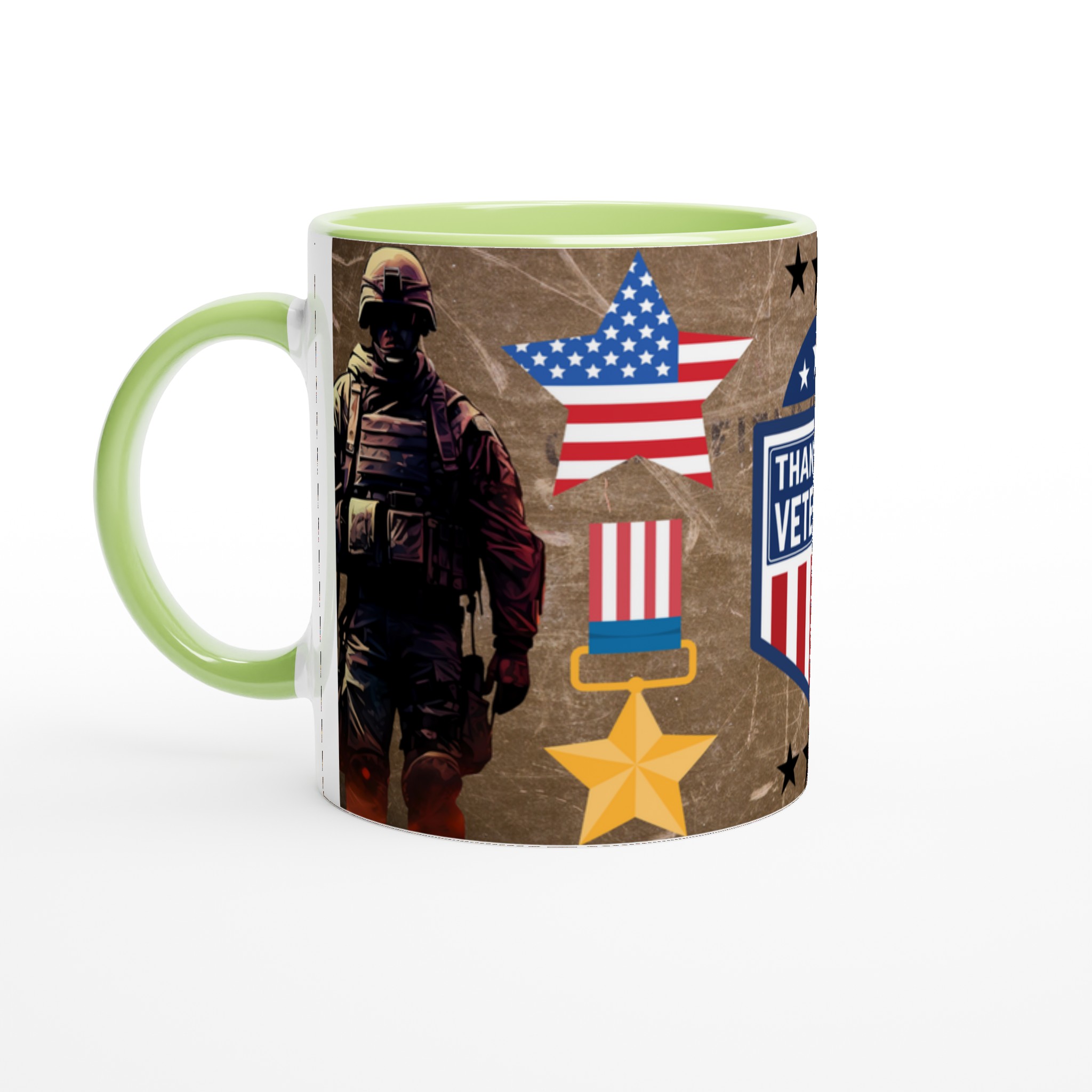 Veterans Tribute 11oz Ceramic Mug with Patriotic American Designs 7 8e4f3201-9688-4b34-a130-7f3f05502e77