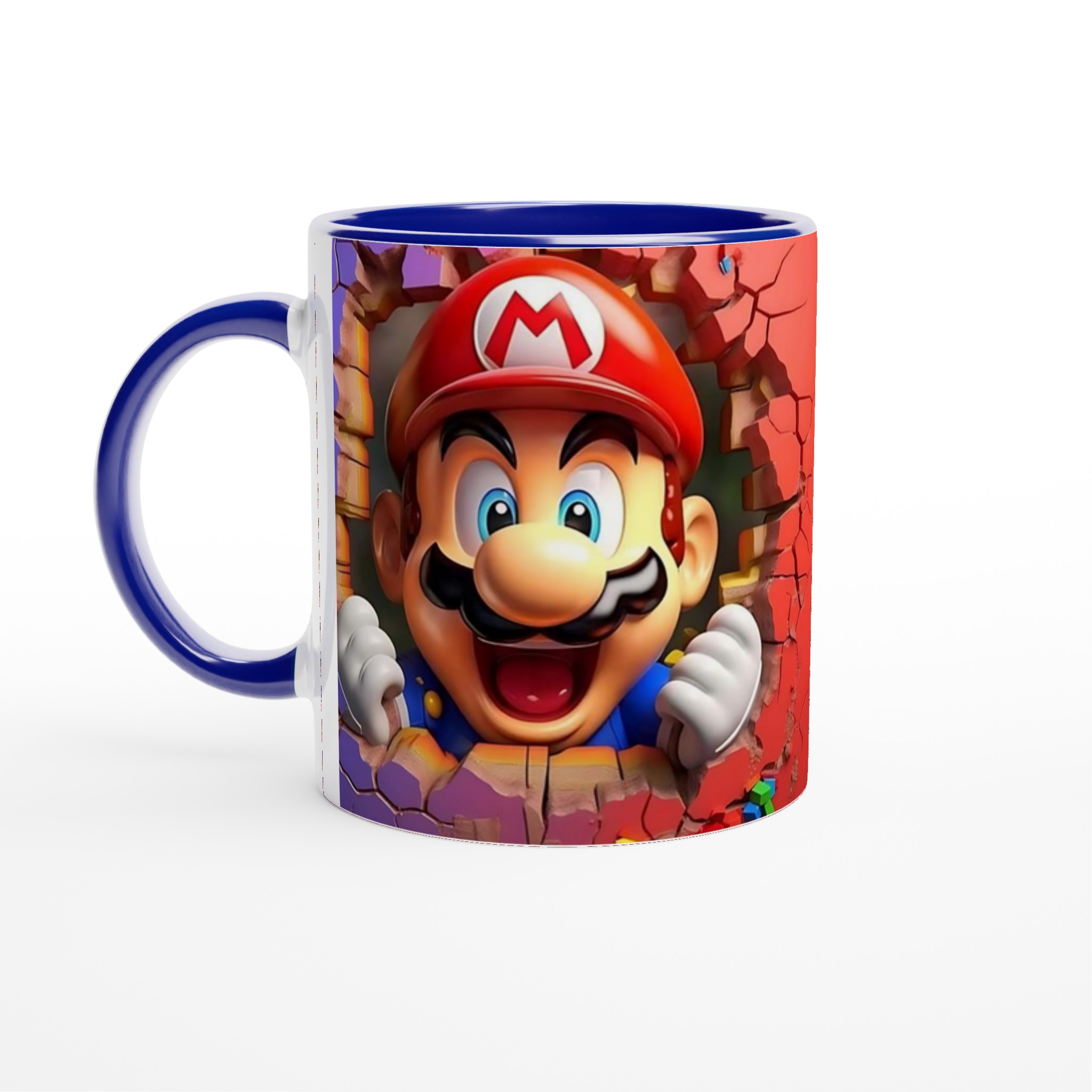 Vit 11oz Keramisk Mugg med Livfull Super Mario-design – Välj Bland Sju Färgstarka Keramiska Nyanser 2 8e5a9c15-b8f8-47e1-88d9-89f3e13d8a48