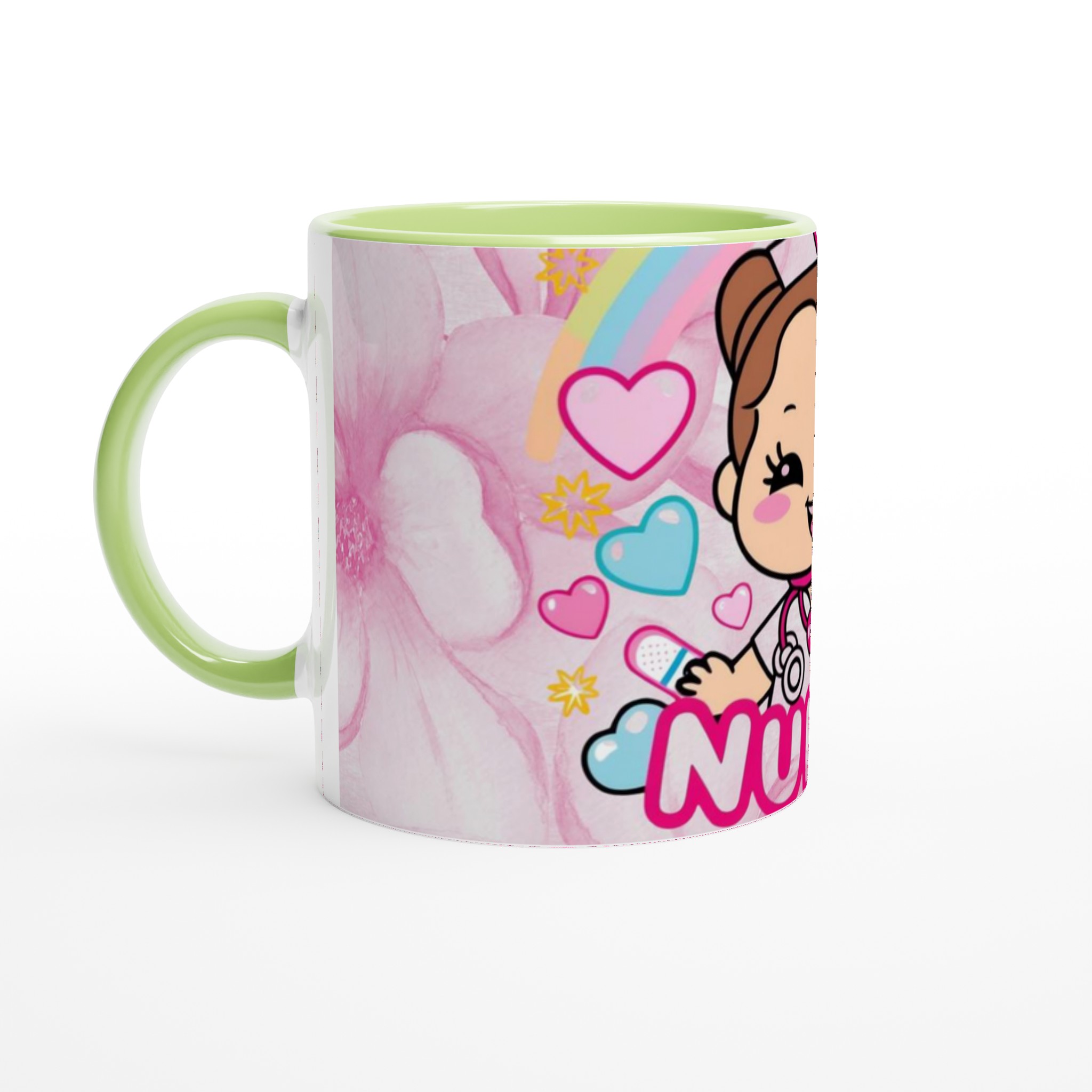 Charmig Ceramic Mug 11oz med Söthet och Nurse Theme – Välj Bland Sju Färger 7 8e6f70c3-ddb9-45c6-aefe-46924f4ee8f3