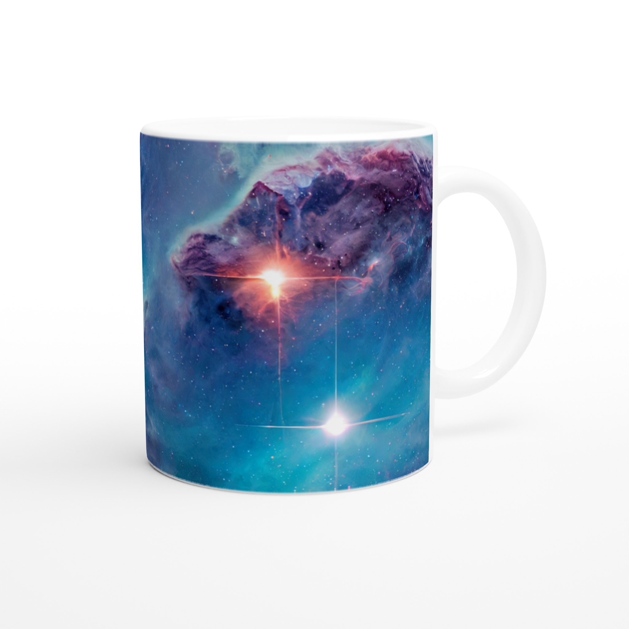 Vit 11oz keramisk mugg med stjärnhimmel - välj bland sju levande keramfärger 9 8e99975a-affd-402d-a724-b7aa2b671eef