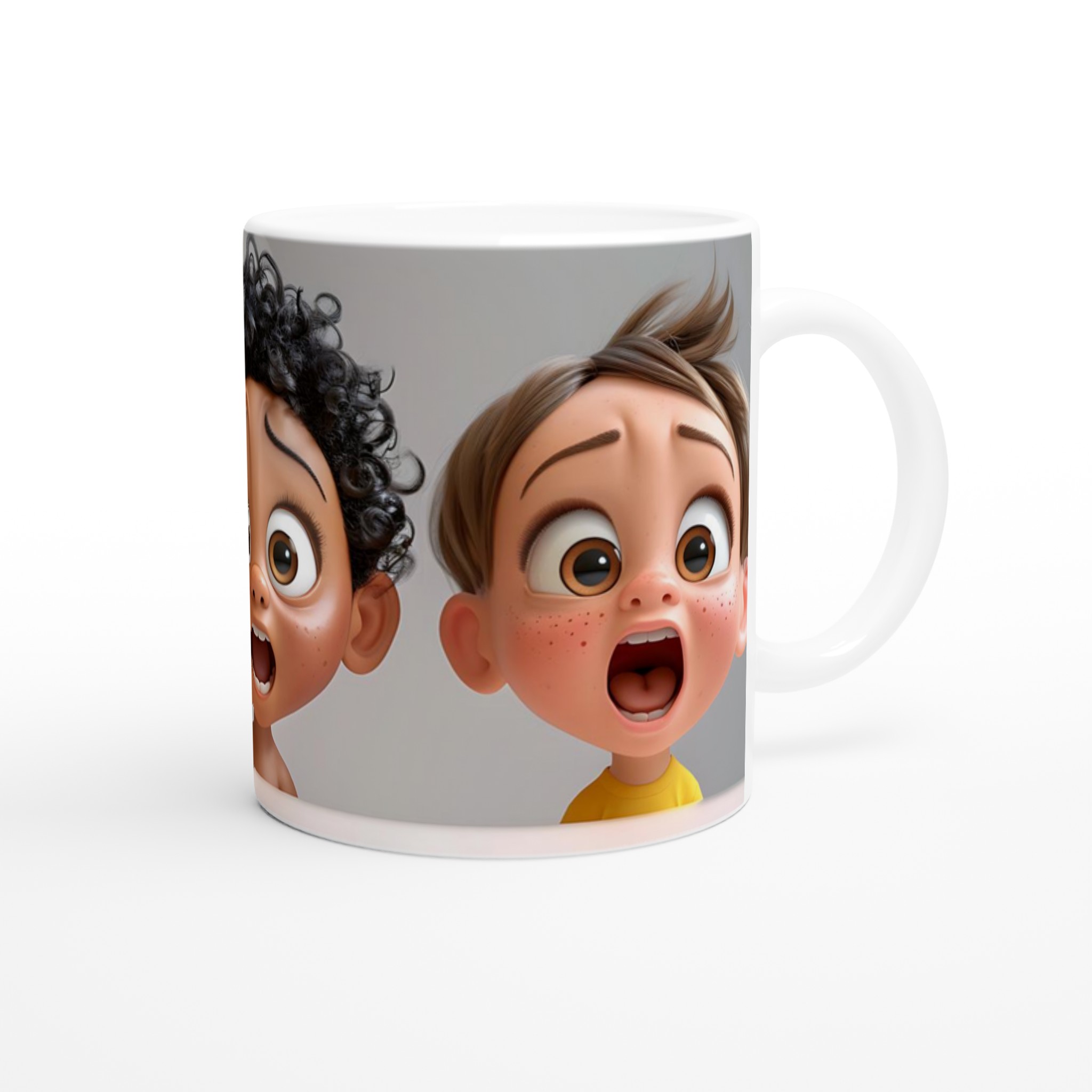Förskräckta Animerade Barn Keramikmugg – Perfekt Present för Seriefantaster, finns i 7 färger! 9 8eee7d1b-f9b2-43cb-afd9-e08276a258b3