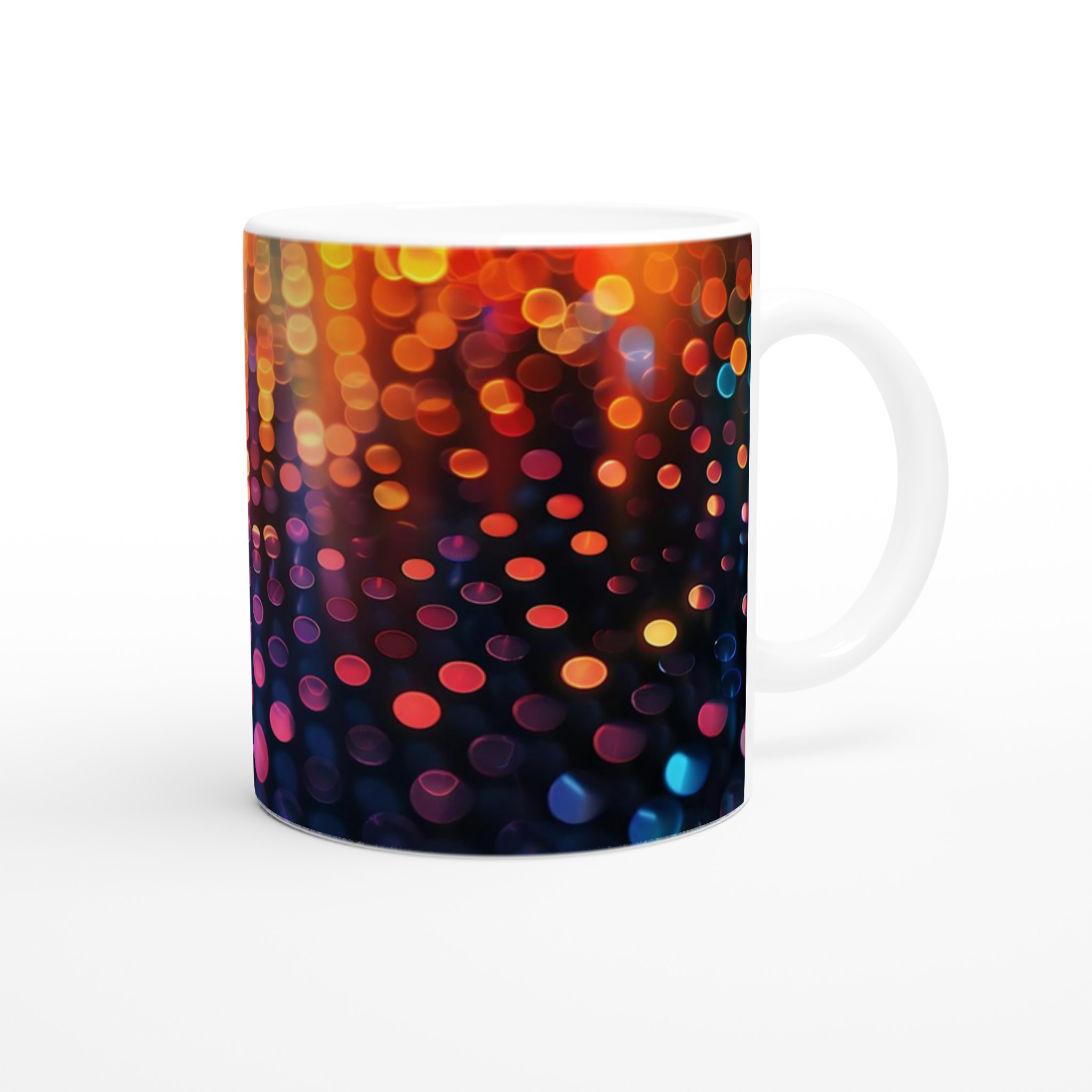 Abstrakt Festival Nattmugg – 11oz Keramikmugg i ditt Val av Sju Livfulla Färger 9 8f497dfc-1b71-4e1d-8609-62c2018854b2