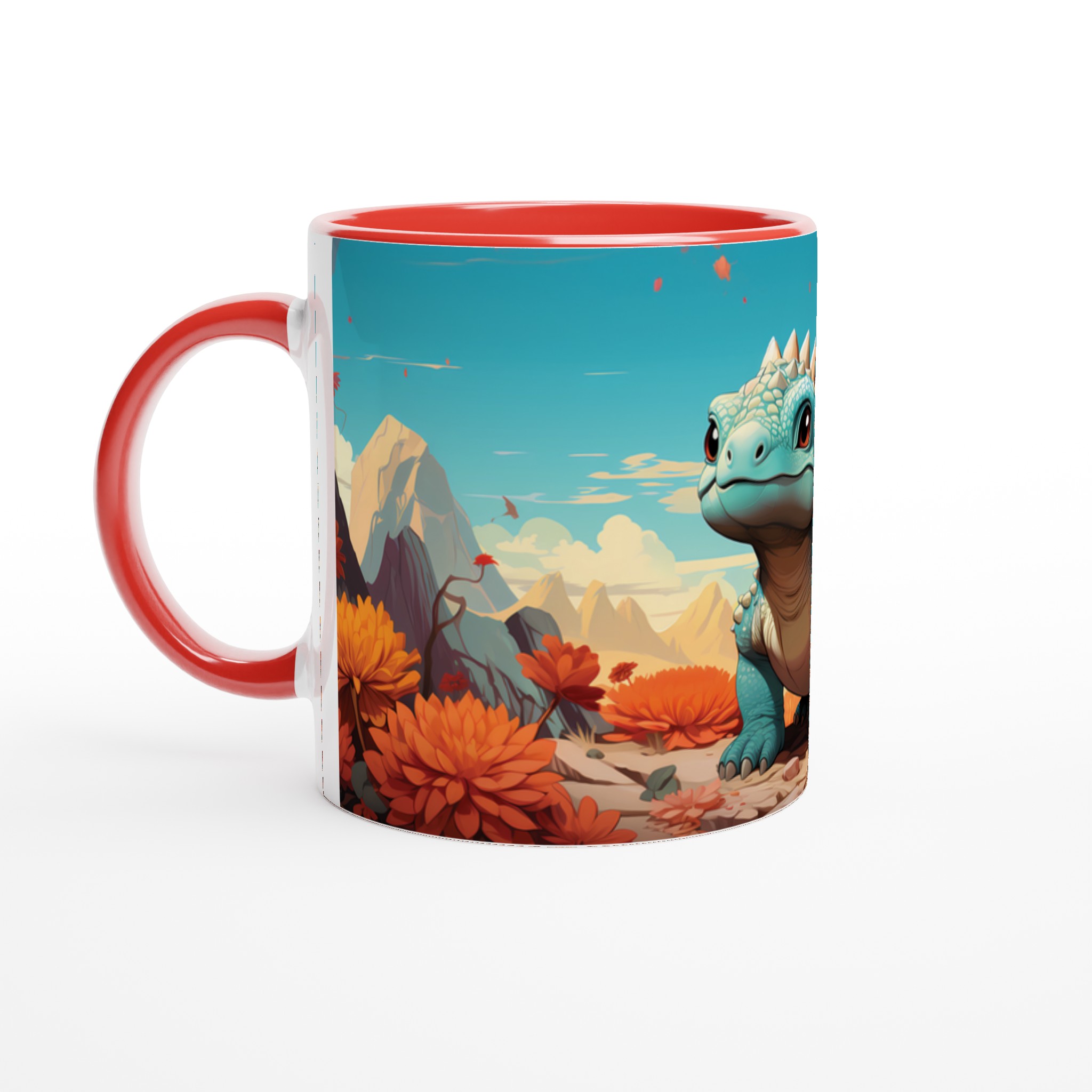 Söt Dinosarie Mugg - Skär, Levande Illustration för Kaffeälskare i Din Favoritfärg! 5 8f60c908-5485-495a-91be-bdc6ccf10bde