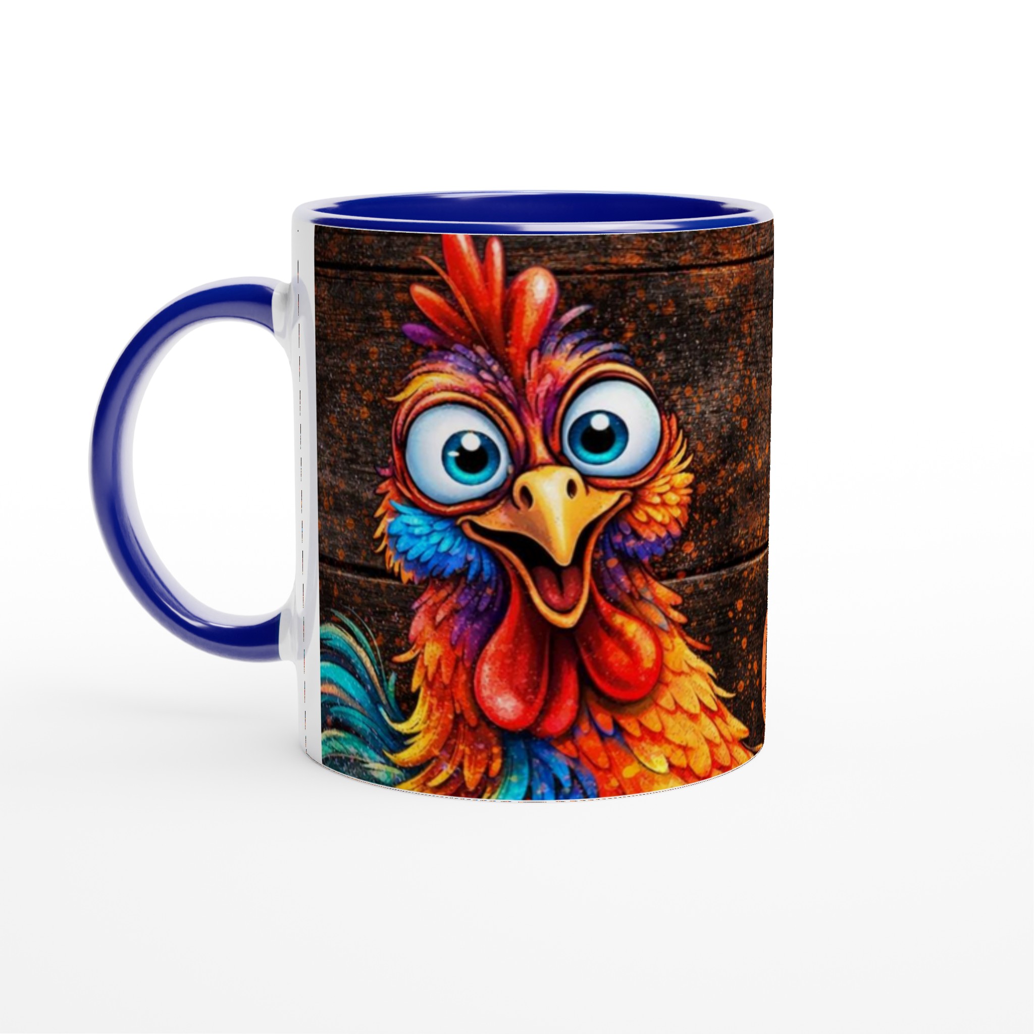 Vit 11oz keramisk mugg med färgstarkt 'Not Today Clucker'-motiv i din favoritfärg 2 8f631fe0-d977-4bdb-a33a-364d7d2fa96b