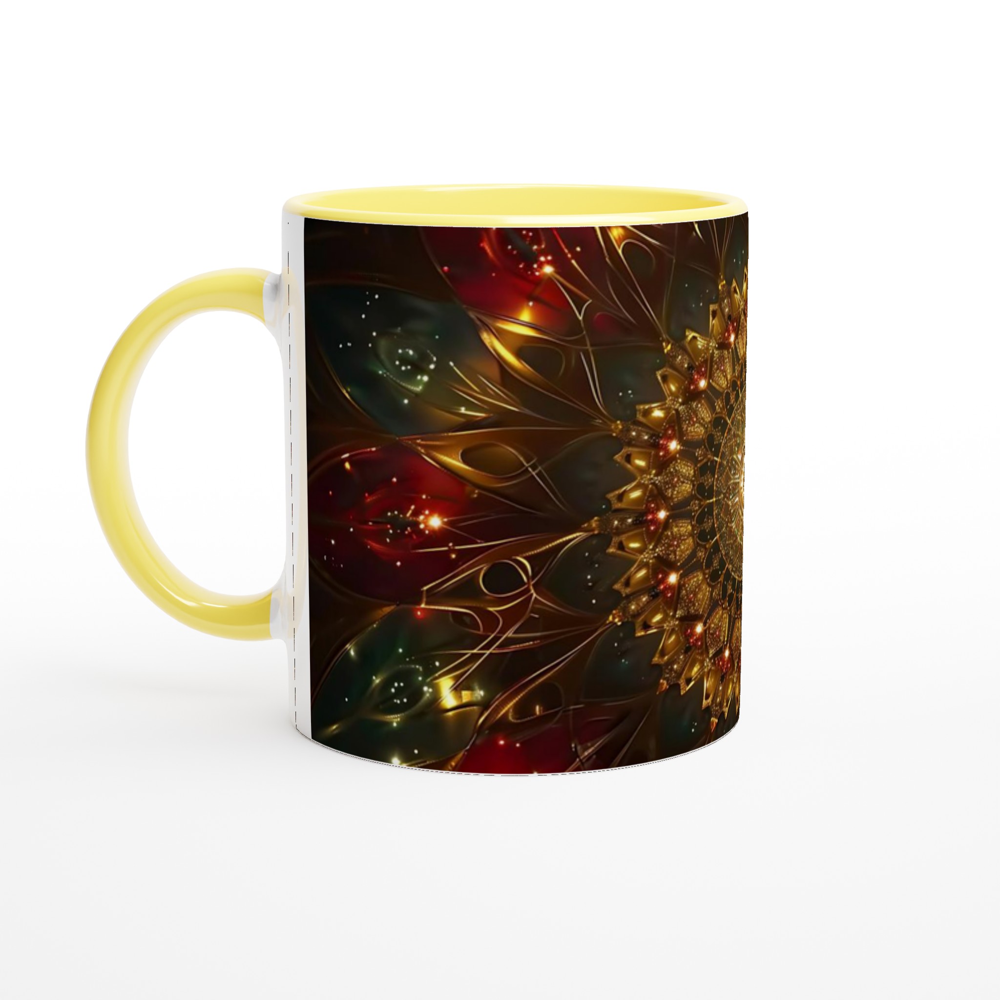 Abstrakt Mandala Lyx Mugg – 11oz Keramikmugg i ditt val av sju djärva färger 3 8f71a47b-e2e8-45ae-b72f-5fb63c8d2531