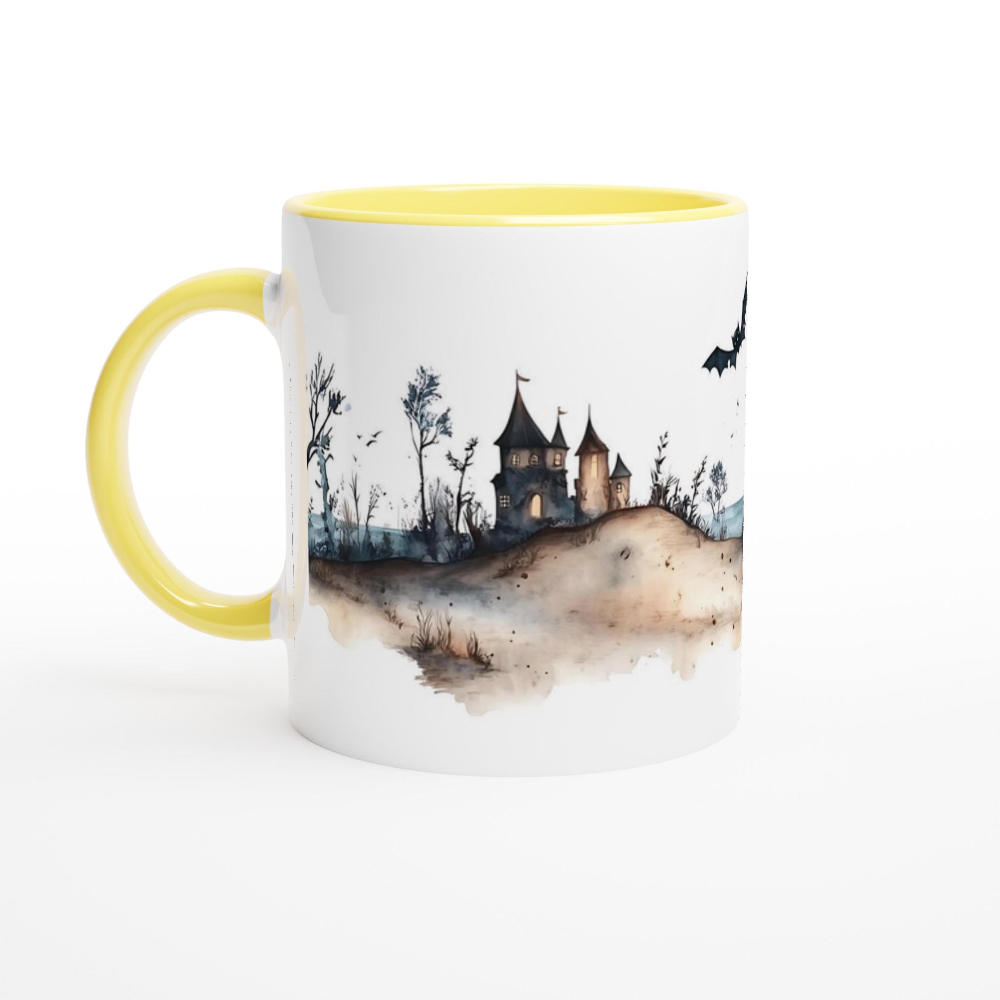 Spöklik Slottshorisont 11oz Keramisk Mugg – Välj bland 7 kusligt mysiga färger! 3 8f808f04-b294-432a-8e81-19532f928c34