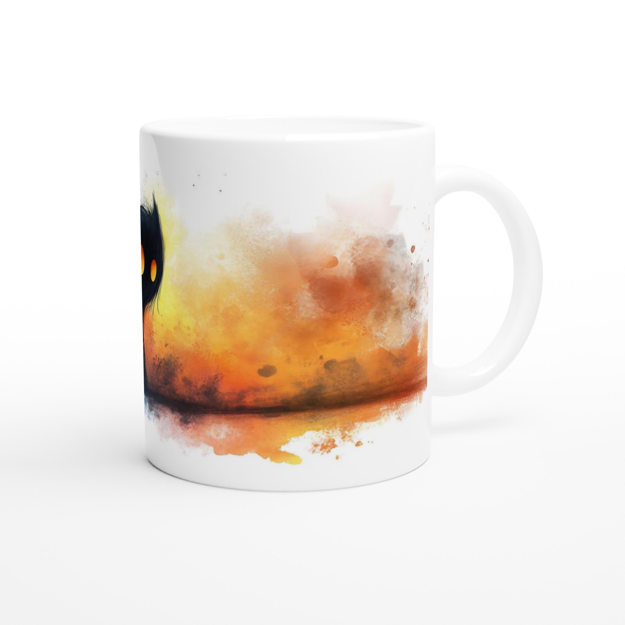 Mystisk Varelse Keramikmugg - Eld & Is Design med Lysande Ögon, 11oz Kaffe- & Temugg i Valfri Färg 9 8f89508b-30b9-4e76-8d0a-033529bfc726