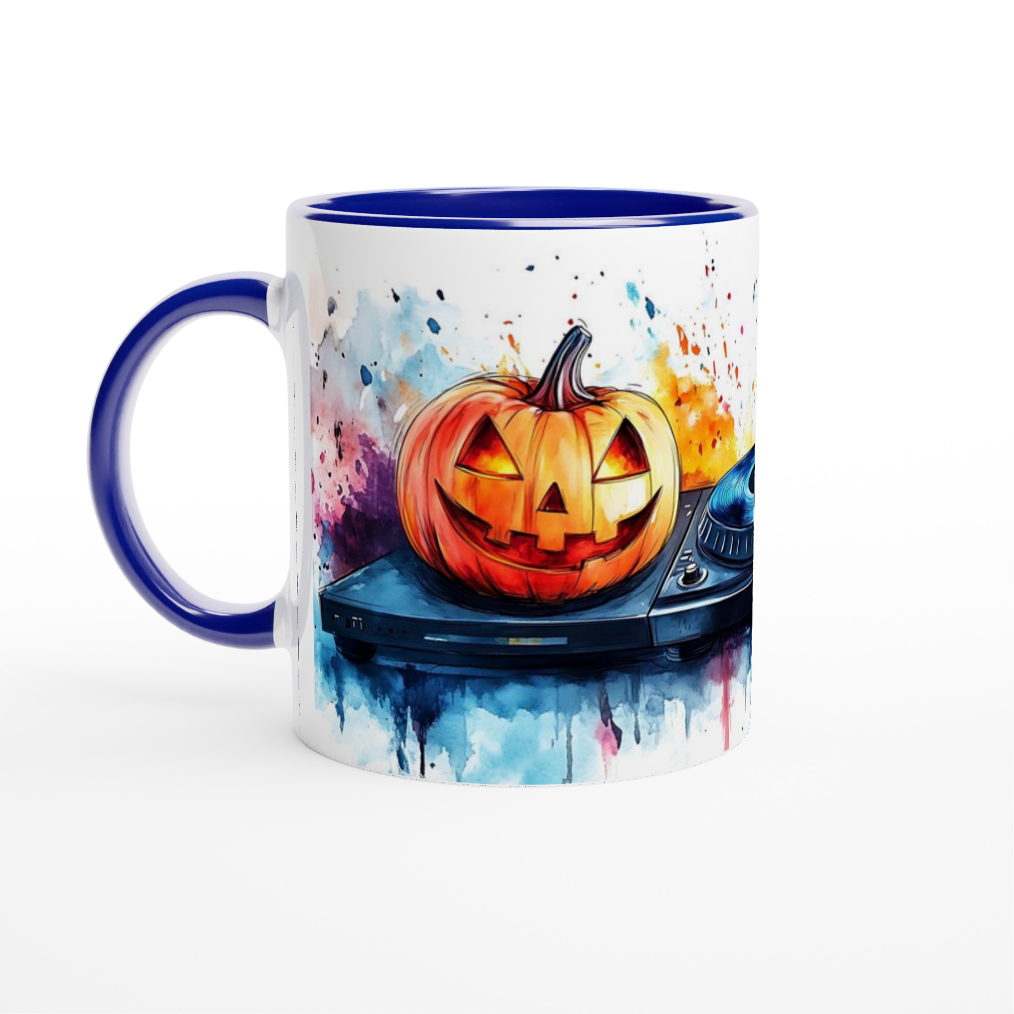 Spooky Beats: Halloween DJ Pumpkins 11oz Keramisk Mugg – Välj bland 7 Färgstarka Nyanser 2 8f990b2d-db66-4abe-bacc-4804e4cde214
