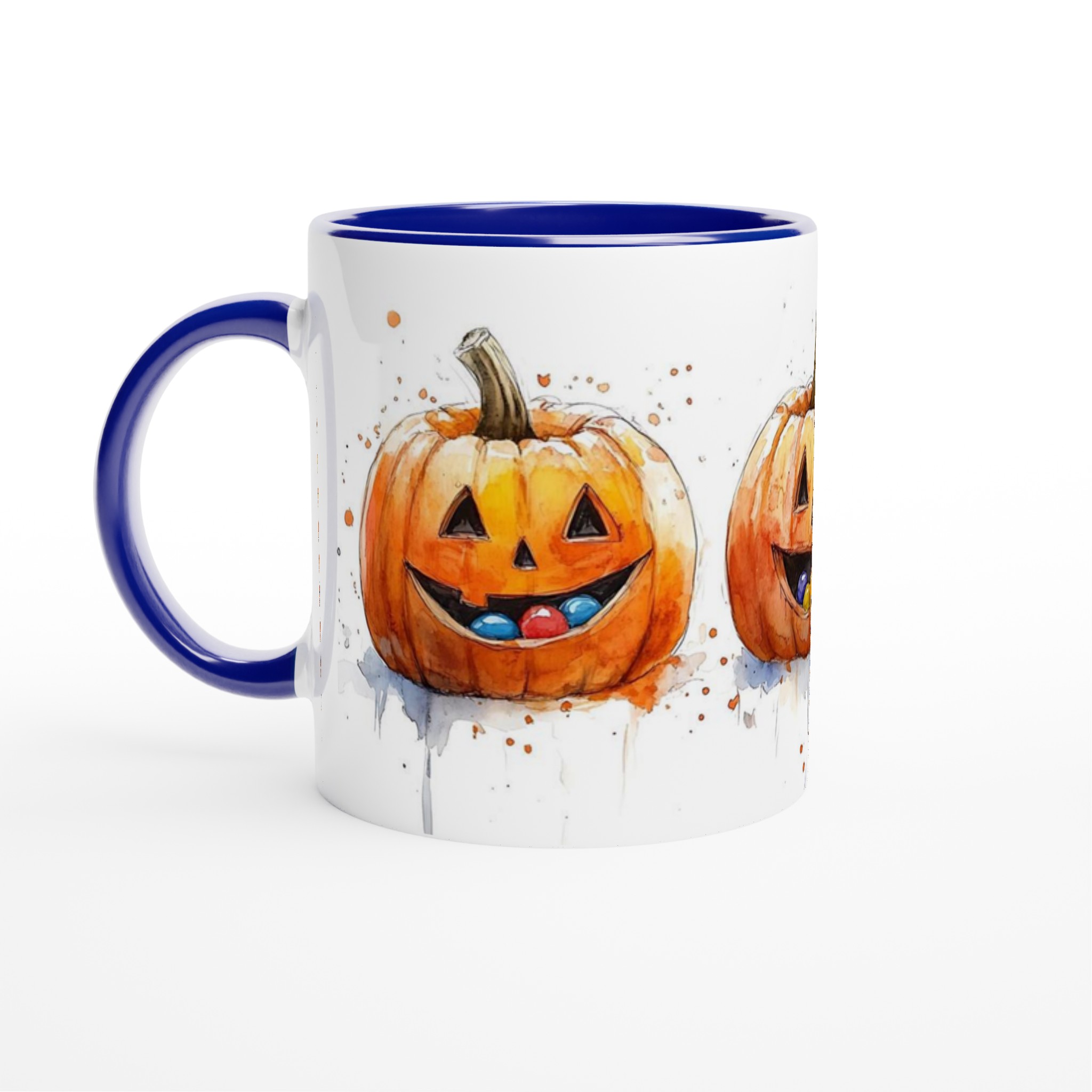 Glad Akvarell Pumpa Mugg – Levande Halloween Motiv på 11oz Keramisk Mugg 2 8f9d4e4f-5ab1-4489-869a-f7975ad95e57