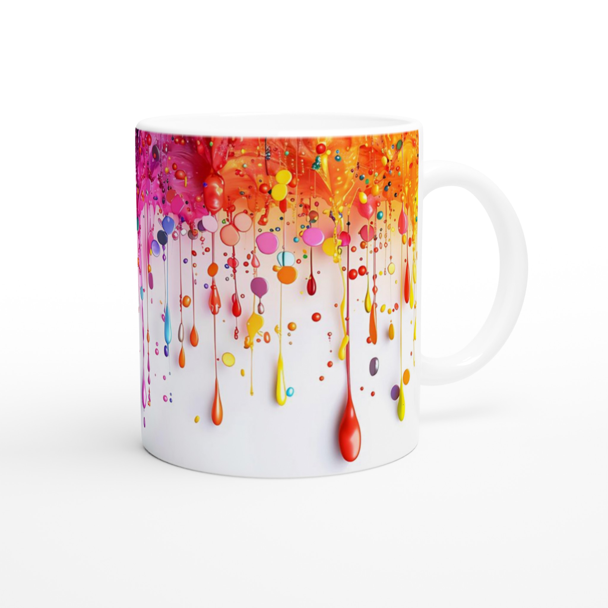 Mångfald Mugg - Levande Färgexplosion i Keramik, 11oz 9 8feca97c-26be-4c1e-8c1e-3132f224dd40