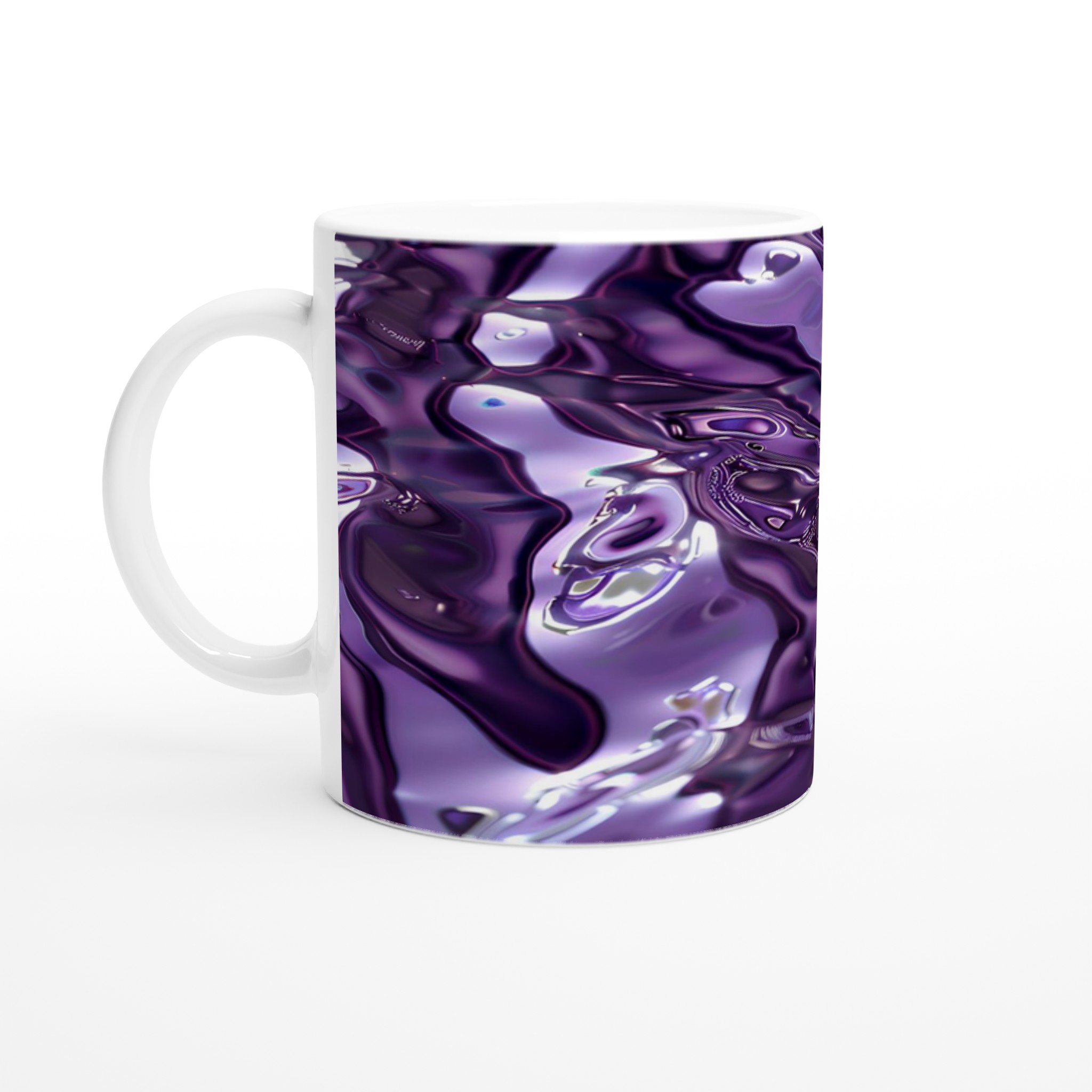 Abstrakt Lila Våg Mugg – 11oz Keramisk Kaffemugg med Hypnotisk Flytande Design 1 900ee4b0-32d8-4f8b-9453-6a98672823bd