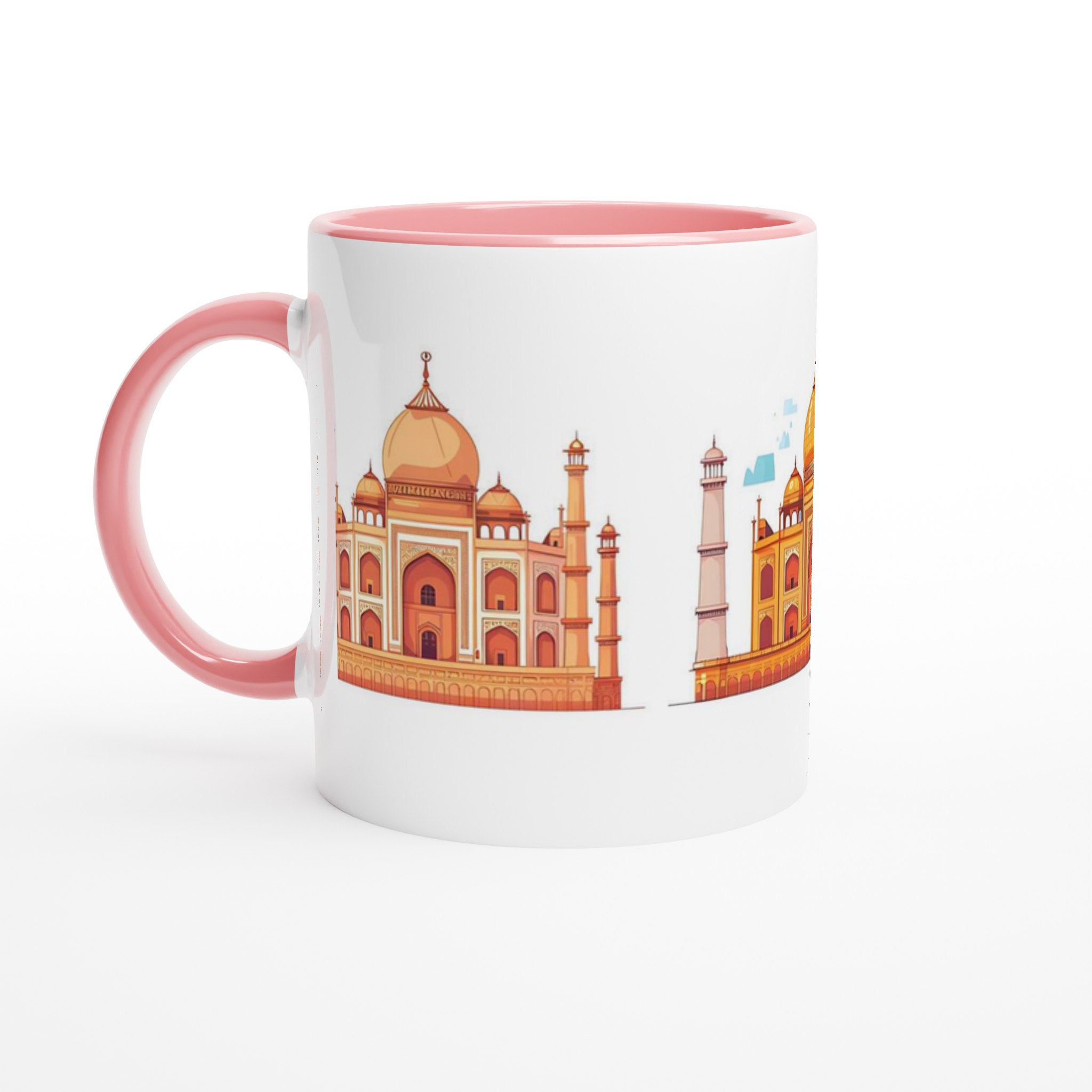 Taj Mahal Inspirerad Keramikmugg - Historisk Charm i Valfri Färg, 11oz 6 9015cb21-f69d-45ac-953a-6867aeb3a4e4