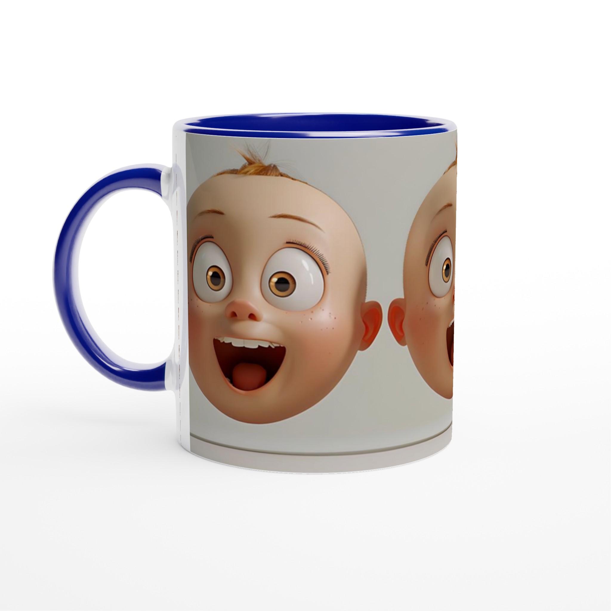 Förvånad Babyansikte Keramisk Mugg - Rolig Design i Flera Färger 2 9024c3f4-545d-4ab2-b5f3-00652ae035bc